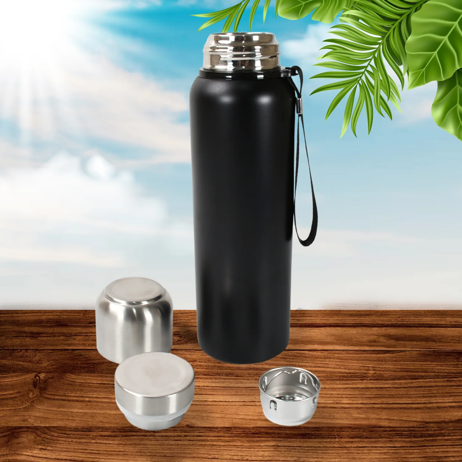 Stainless Steel Water Bottle, Fridge Water Bottle, Stainless Steel Water Bottle Leak Proof, Rust Proof, Cold & Hot Thermos steel Bottle| Leak Proof | Office Bottle | Gym | Home | Kitchen | Hiking | Trekking | Travel Bottle (800ML) - Image 6