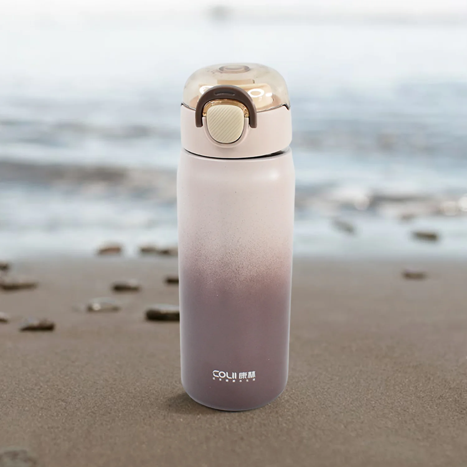 Stainless Steel Water Bottles Approx 600ML (Mix Design & Color / 1 Pc) - Image 6