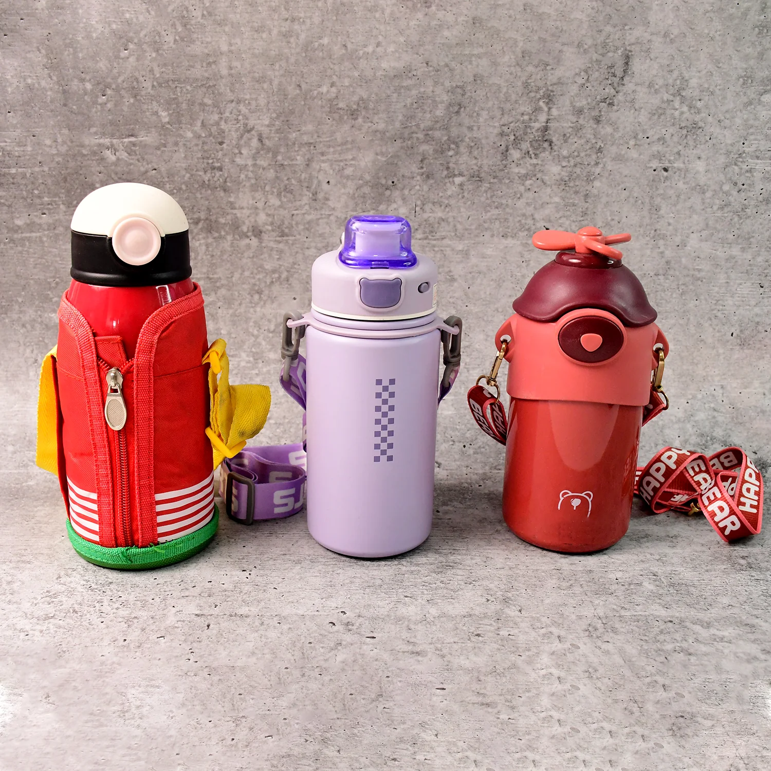 Stainless Steel Water Bottles 500 ML Approx (Mix Design & Color / 1 Pc) - Image 3