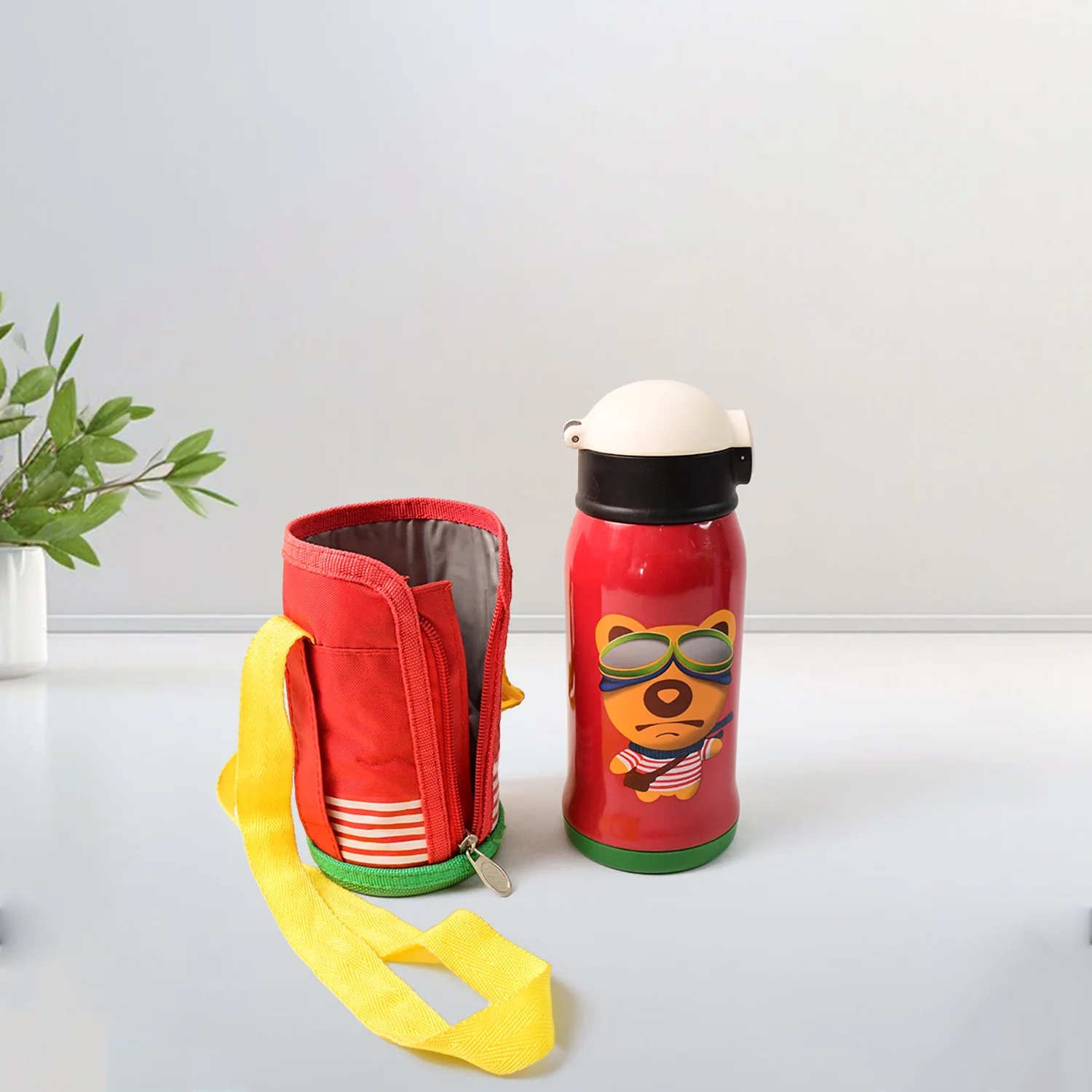 Stainless Steel Water Bottles 500 ML Approx (Mix Design & Color / 1 Pc) - Image 6