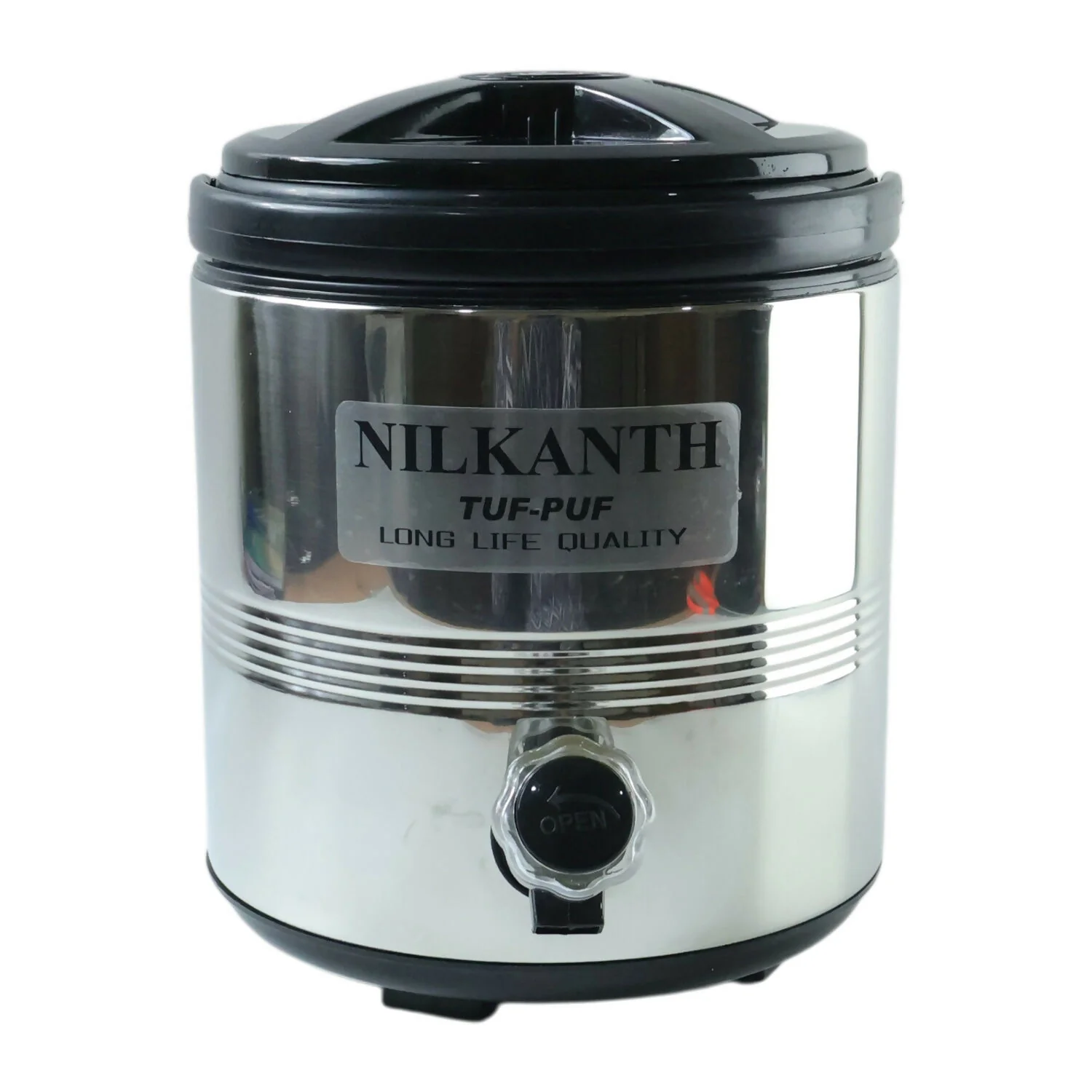 Stainless Steel Water Dispenser with Tap & Carry Handle – Hot and Cold Beverage Storage - Image 6