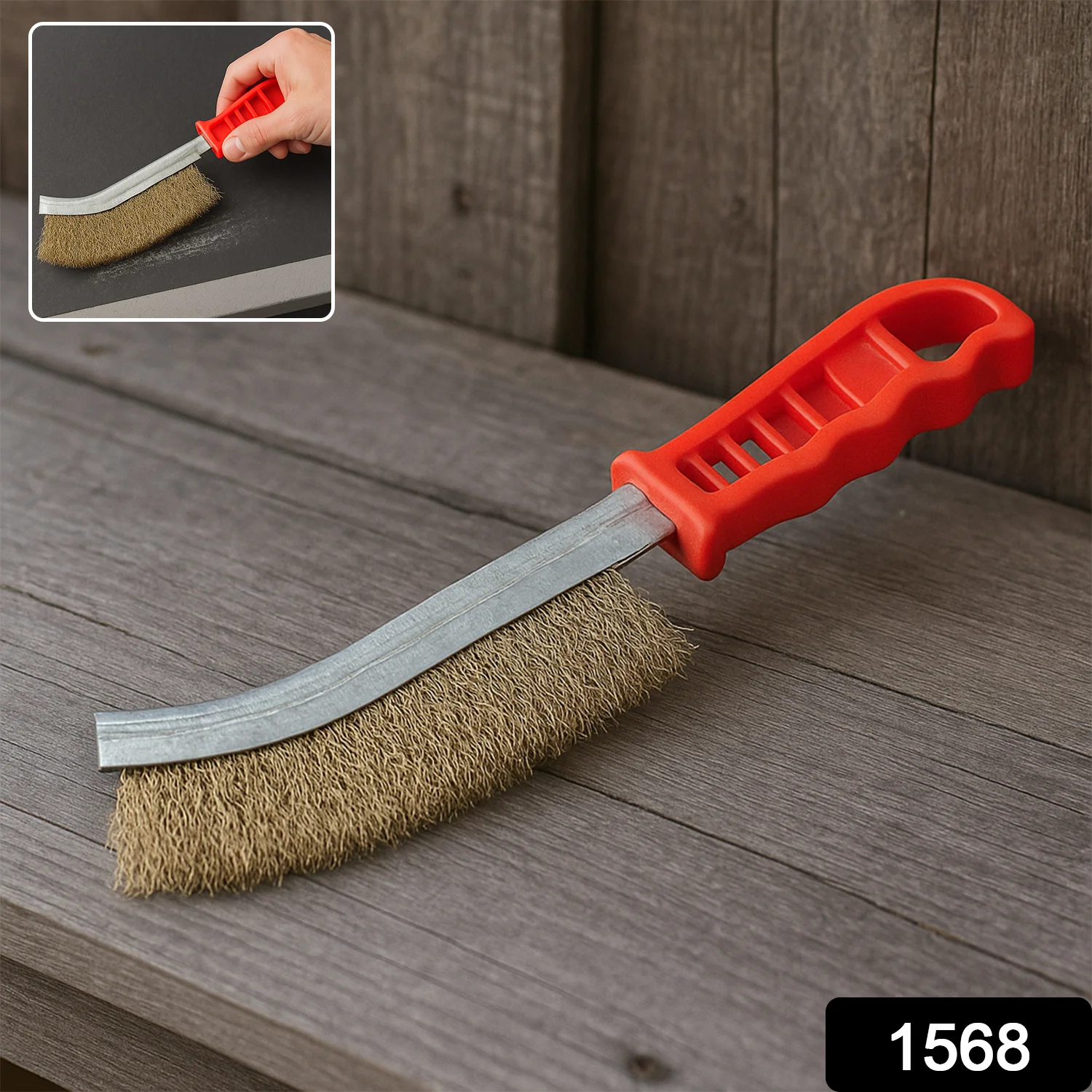 Stainless Steel Wire Hand Brush Metal Cleaner Rust Paint Removing Tool - Image 2