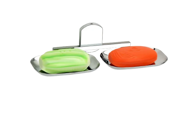 STAINLESS STEES 5009 DOUBLE SOAP DISH - Image 2
