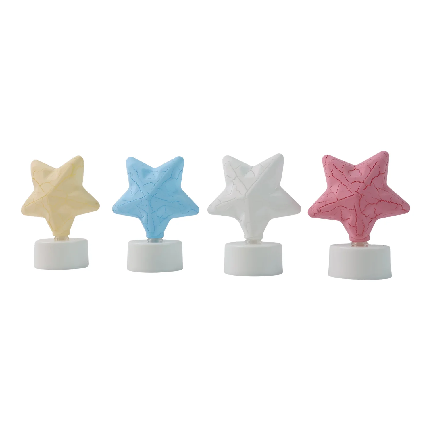 Star Shape Decorative LED Tealight Candles (4 Pc) - Image 5