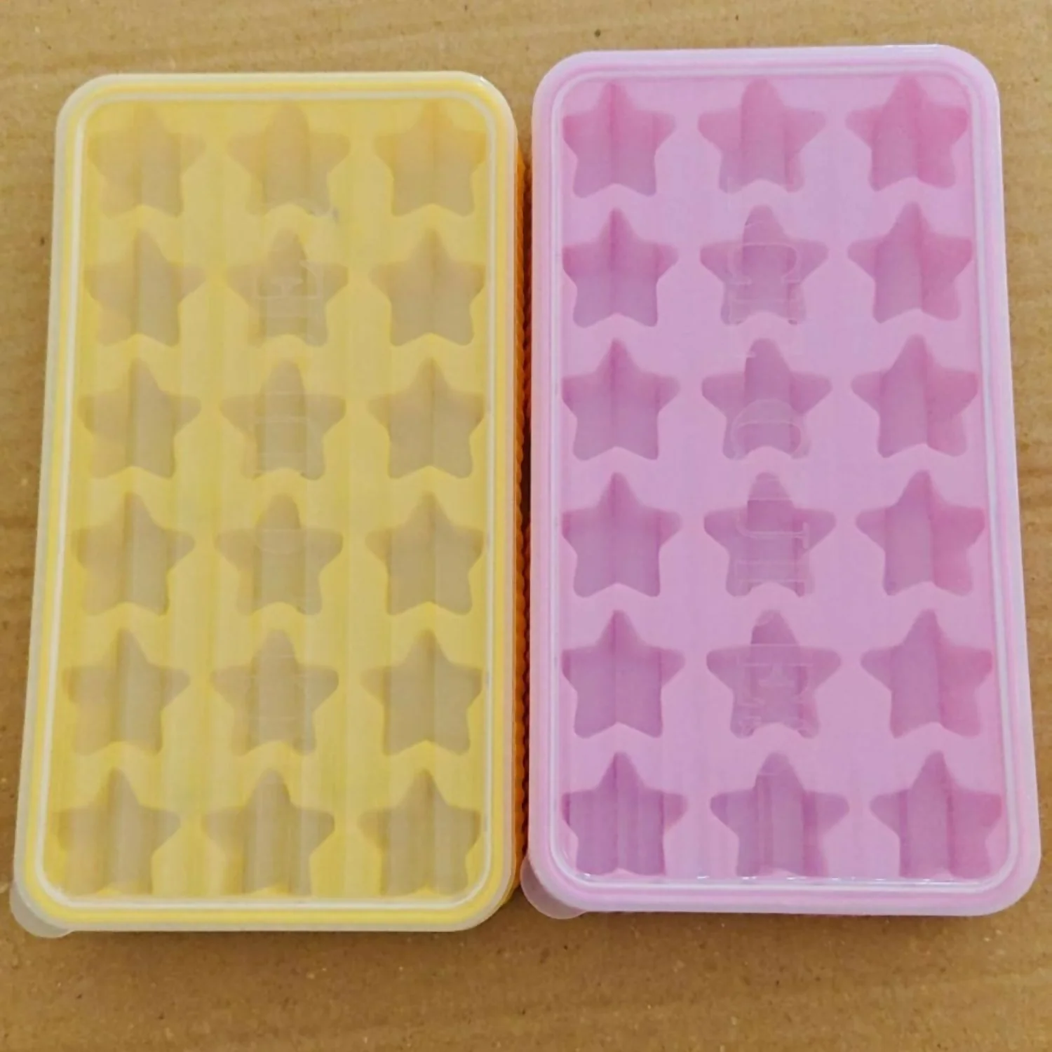 Star Shape Ice Cube Tray with Lid 1 Pc Flexible Silicone Ice Mold for Drinks - Image 5