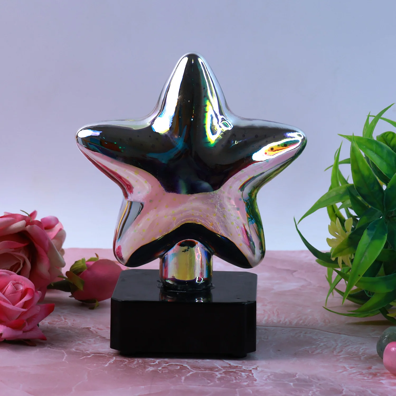 Customized Star-Shaped 3D Illusion Decorative LED Night Lamp (1 Pc) - Image 4