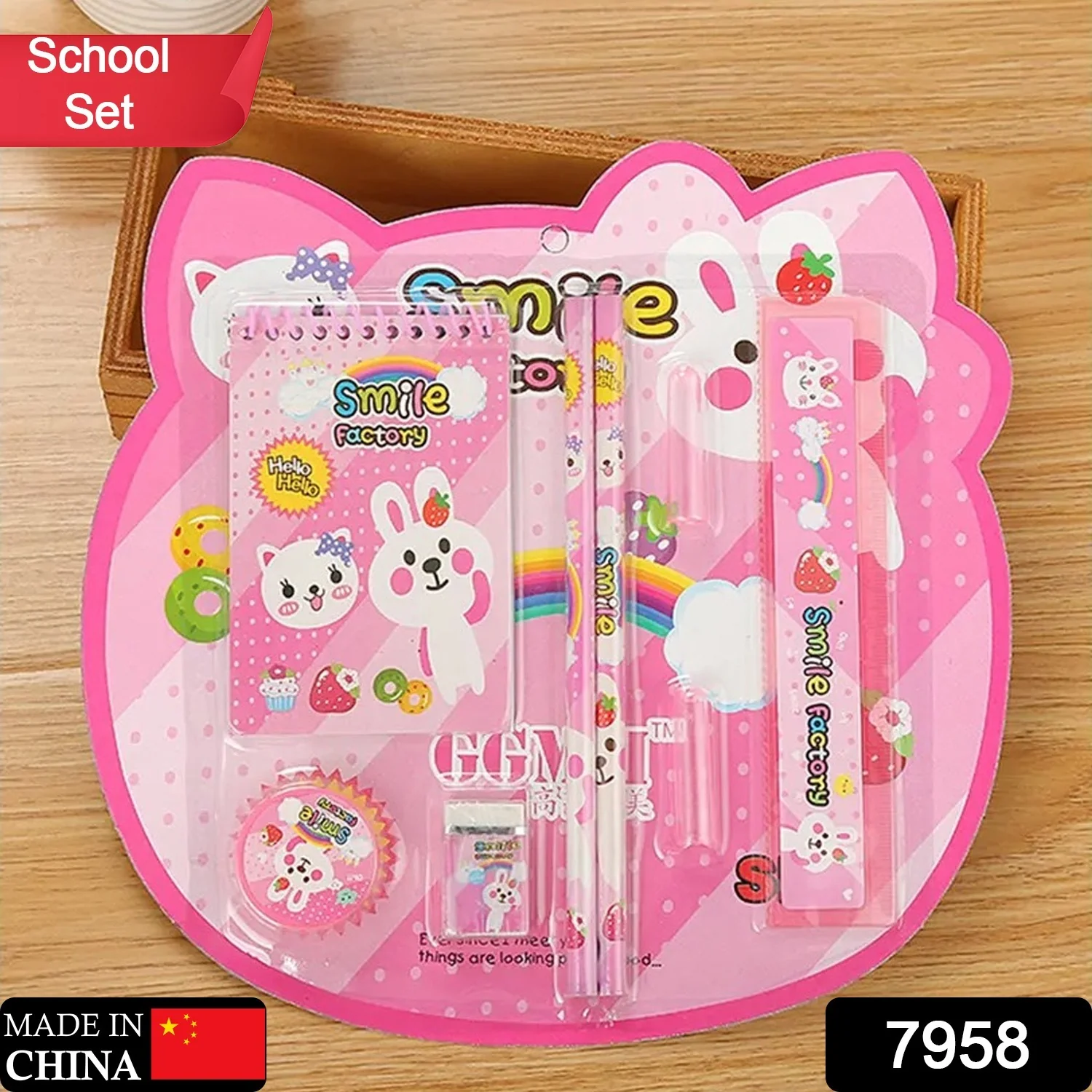 8 in1 Mix Stationery Gift Set for Kids, School, Office Product Gift - Image 2