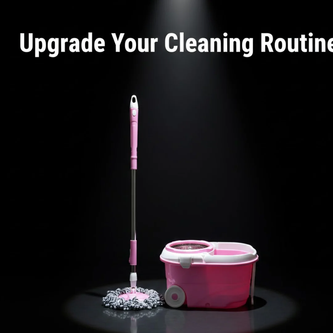 Spin Mop with Bucket for Floor Cleaning - Magic Mop Set - Image 7