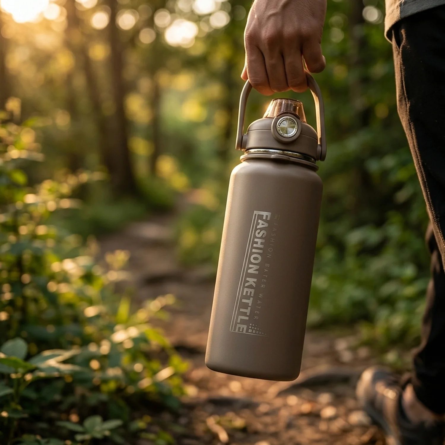 Stainless Steel Water Vacuum Insulated Bottle With Straw (1500ML, Mix Color) - Image 6