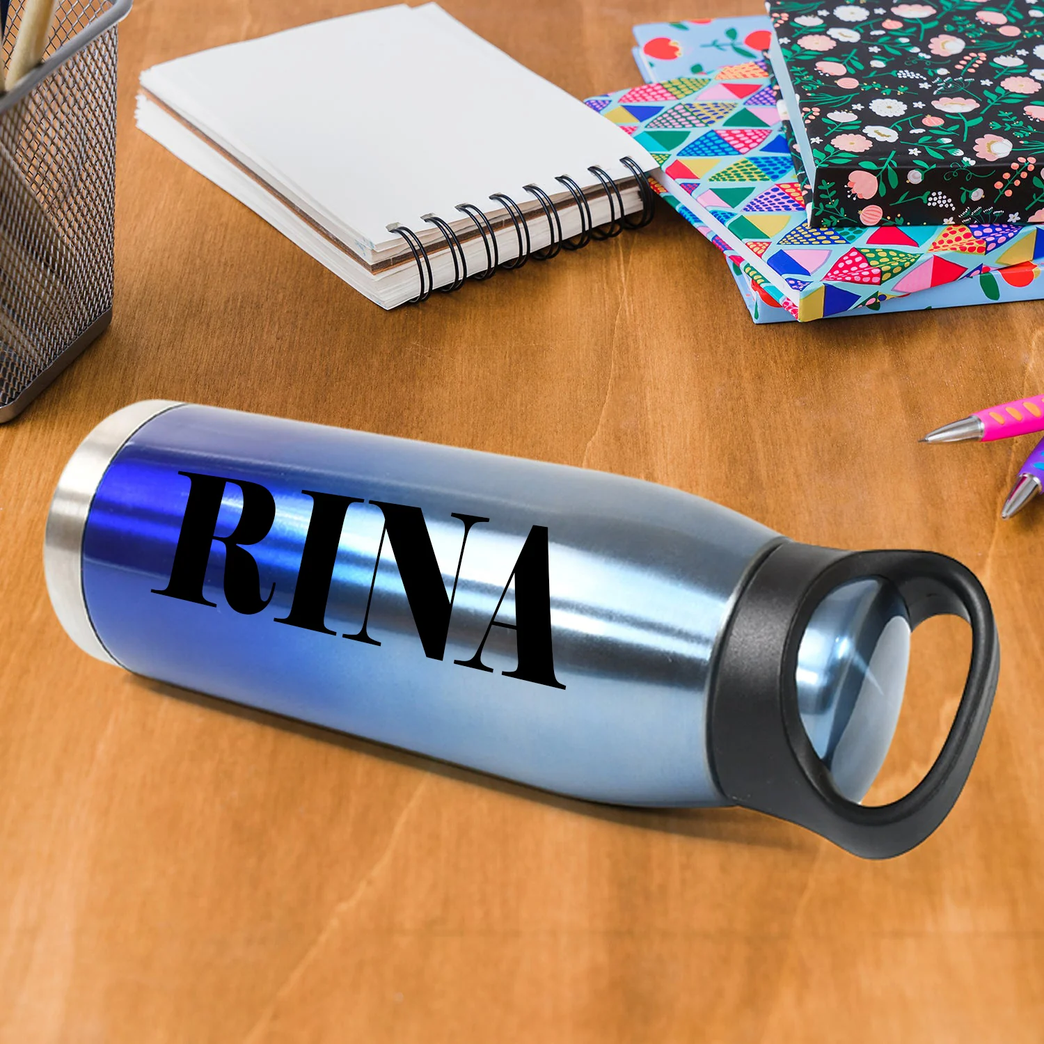 Customize Vacuum Stainless Steel Double Wall Water Bottle, Fridge Water Bottle, Stainless Steel Water Bottle Leak Proof, Rust Proof, Cold & Hot Thermos steel Bottle| Leak Proof | Office Bottle | Gym | Home | Kitchen | Hiking | Trekking | Travel Bottle - Image 3