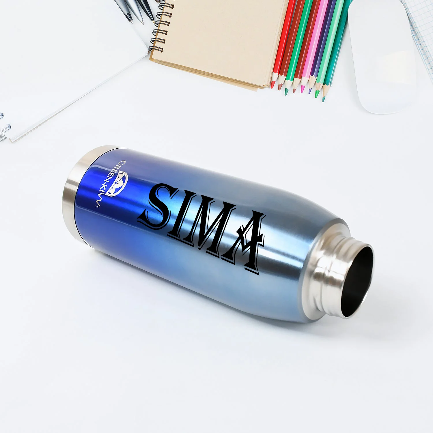Customize Vacuum Stainless Steel Double Wall Water Bottle, Fridge Water Bottle, Stainless Steel Water Bottle Leak Proof, Rust Proof, Cold & Hot Thermos steel Bottle| Leak Proof | Office Bottle | Gym | Home | Kitchen | Hiking | Trekking | Travel Bottle - Image 5