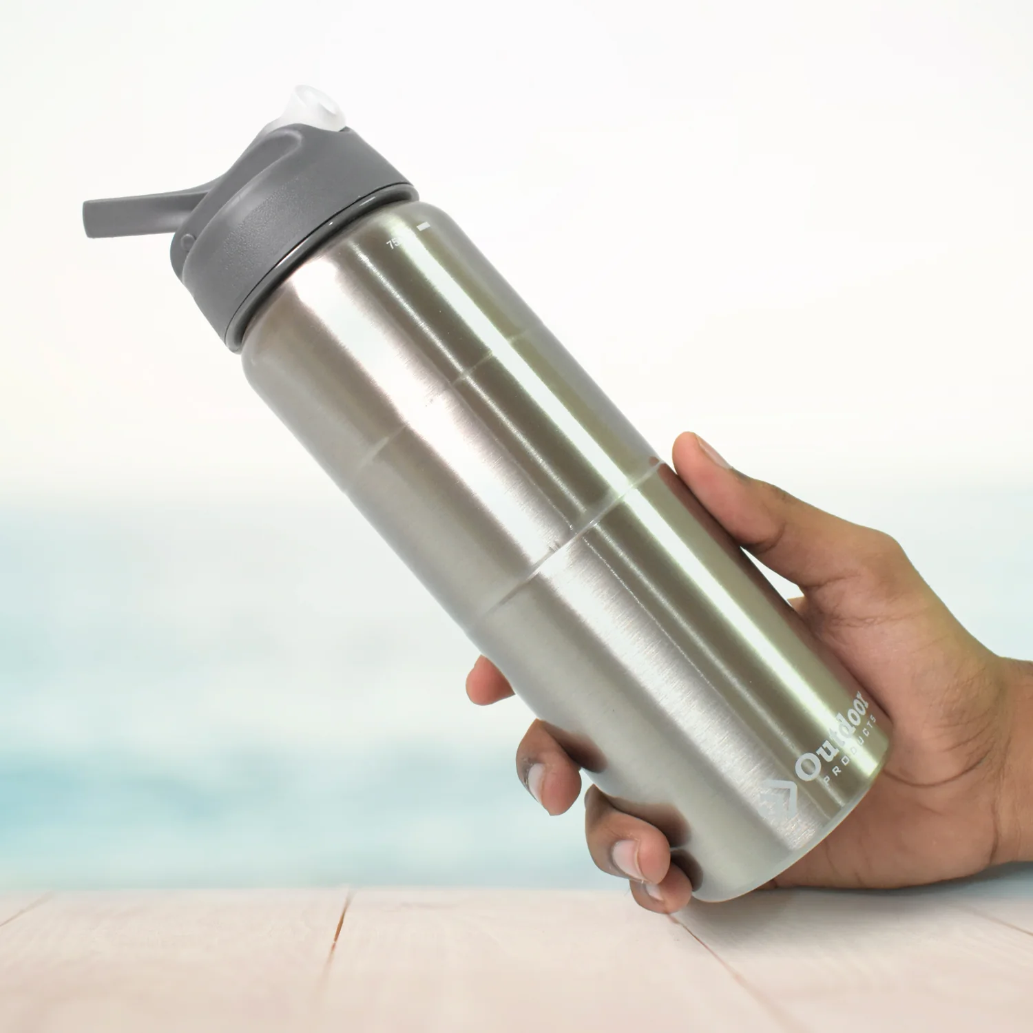 Steel Water Bottle | Fridge Water Bottle with straw (750ML) - Image 6