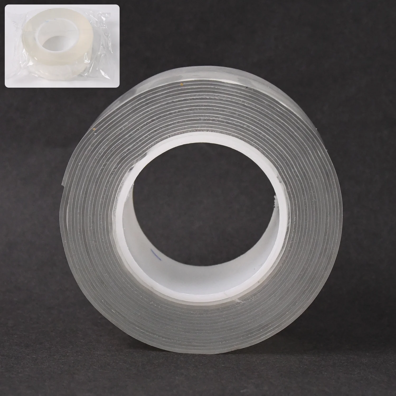 Sticky Double Sided Tape Washable Adhesive Tape Reusable (7×3 Cm / 1 Pc) - Image 3