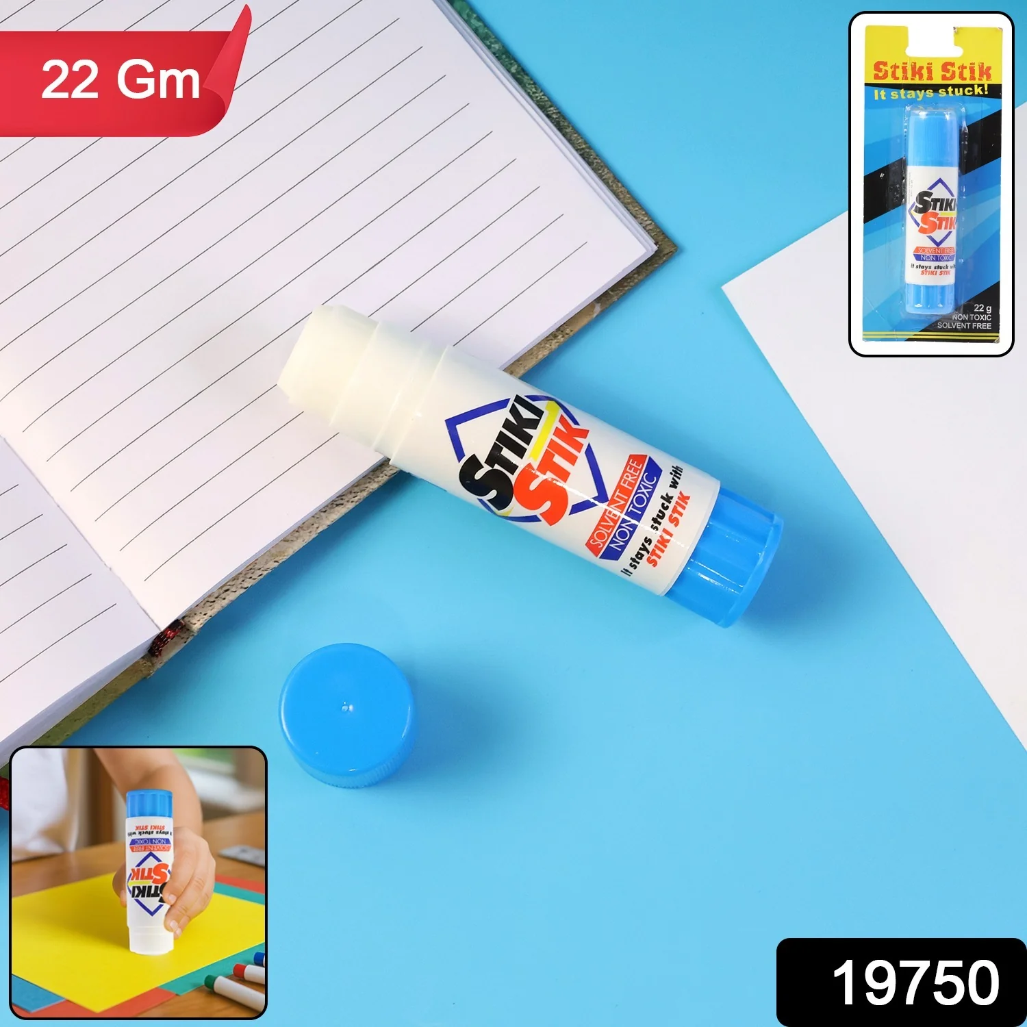 Stiki Stik Glue Stick (22gm / 1 Pc) - Image 2