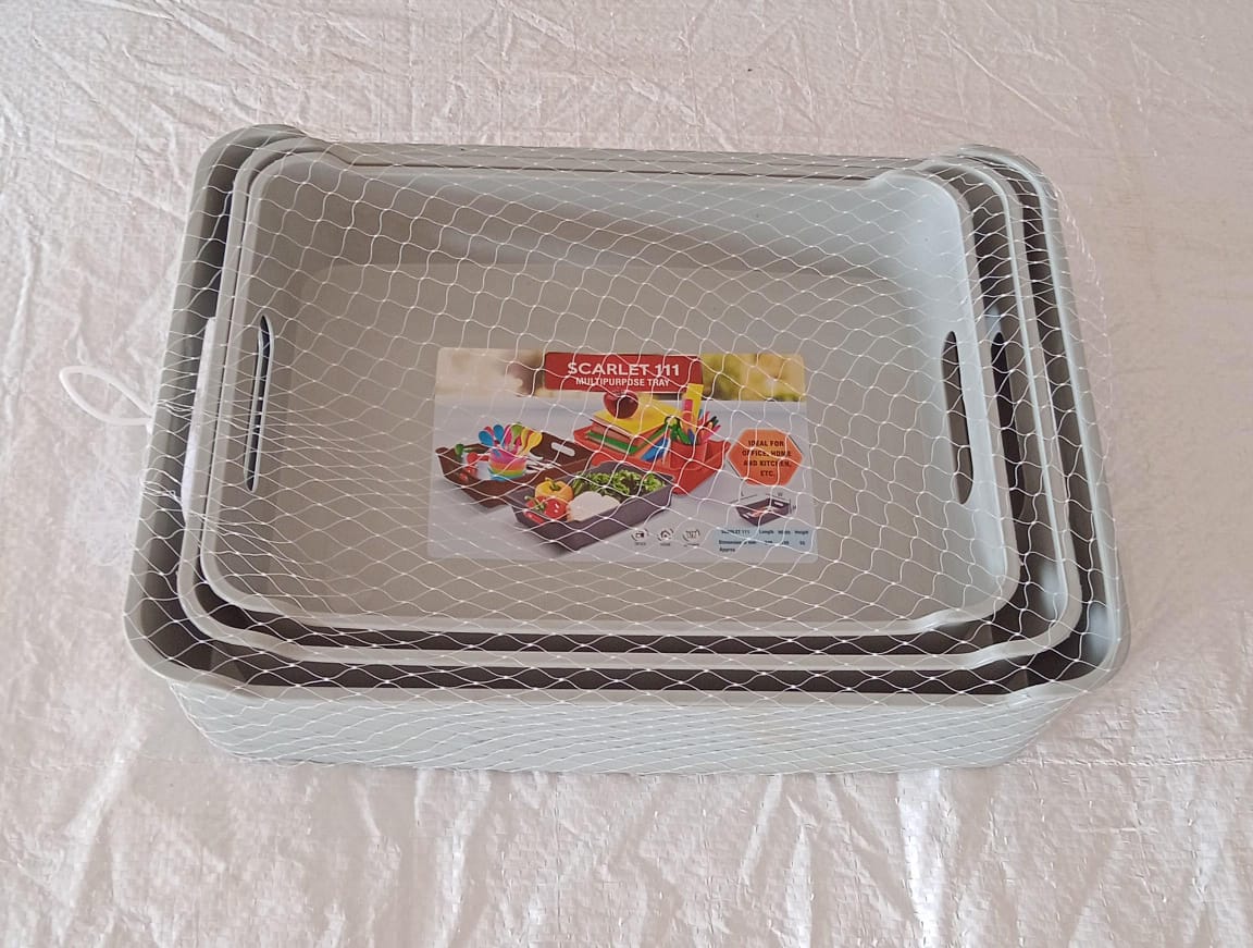 Multi Purpose Tray, Cosmetics, Stationary Set of 3 - Image 8