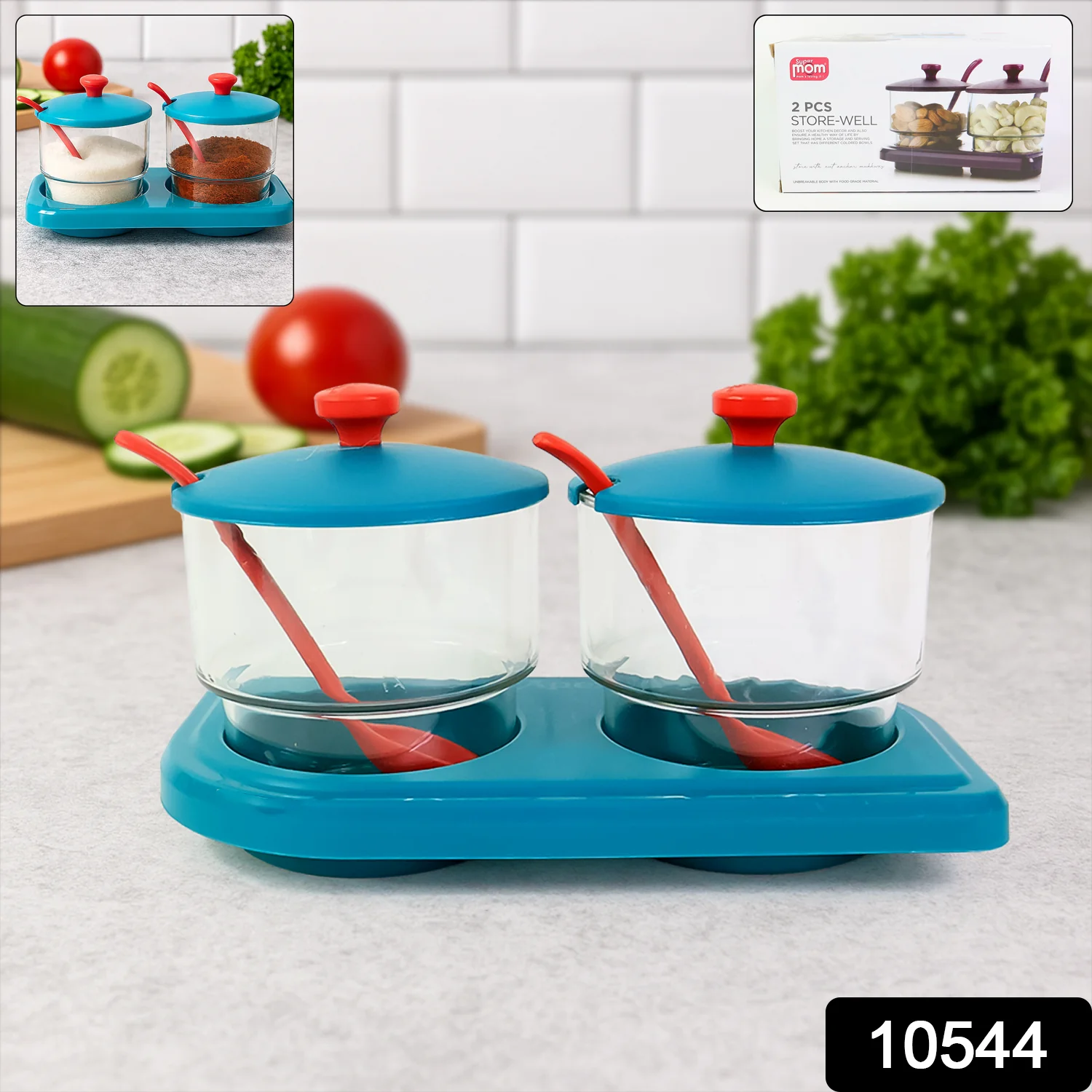 supermom Storewell Multipurpose Spice and Condiment Container Set (2 Pc) - Image 2