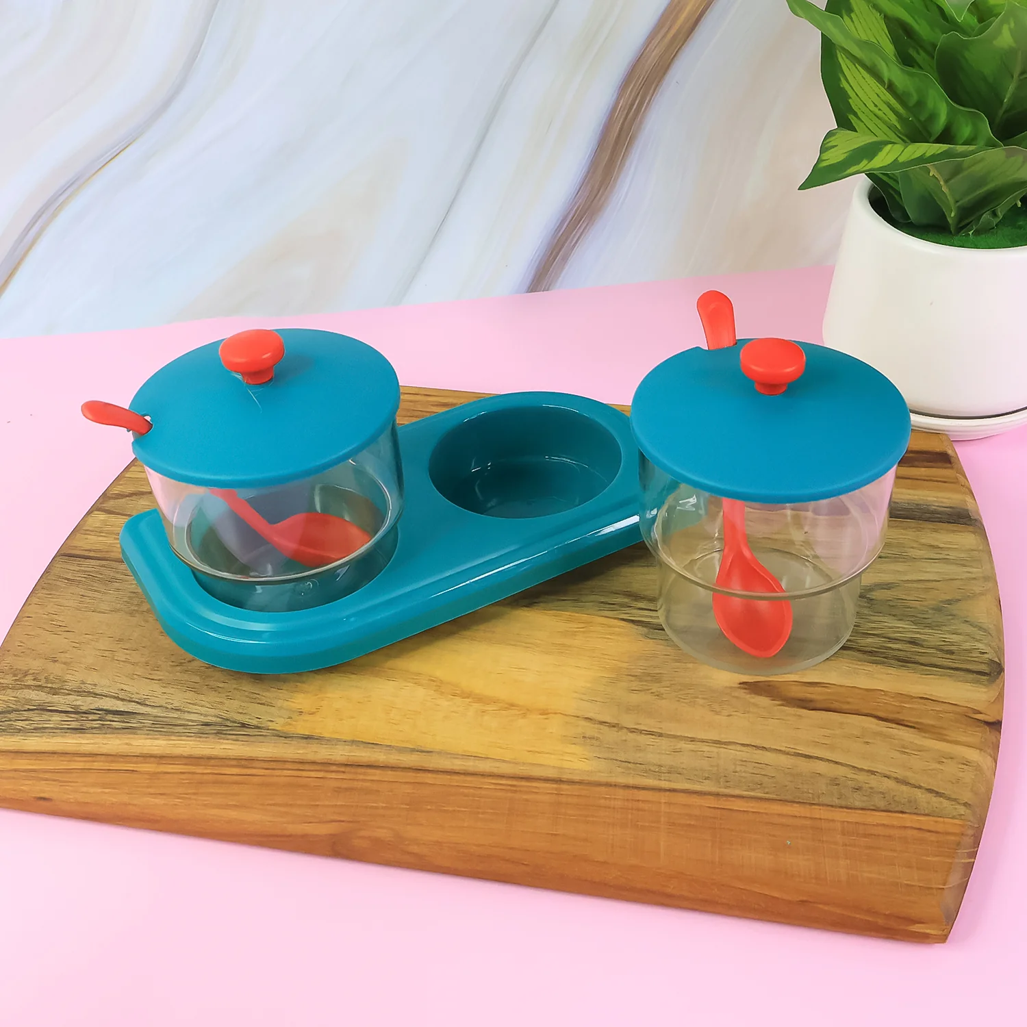 supermom Storewell Multipurpose Spice and Condiment Container Set (2 Pc) - Image 3