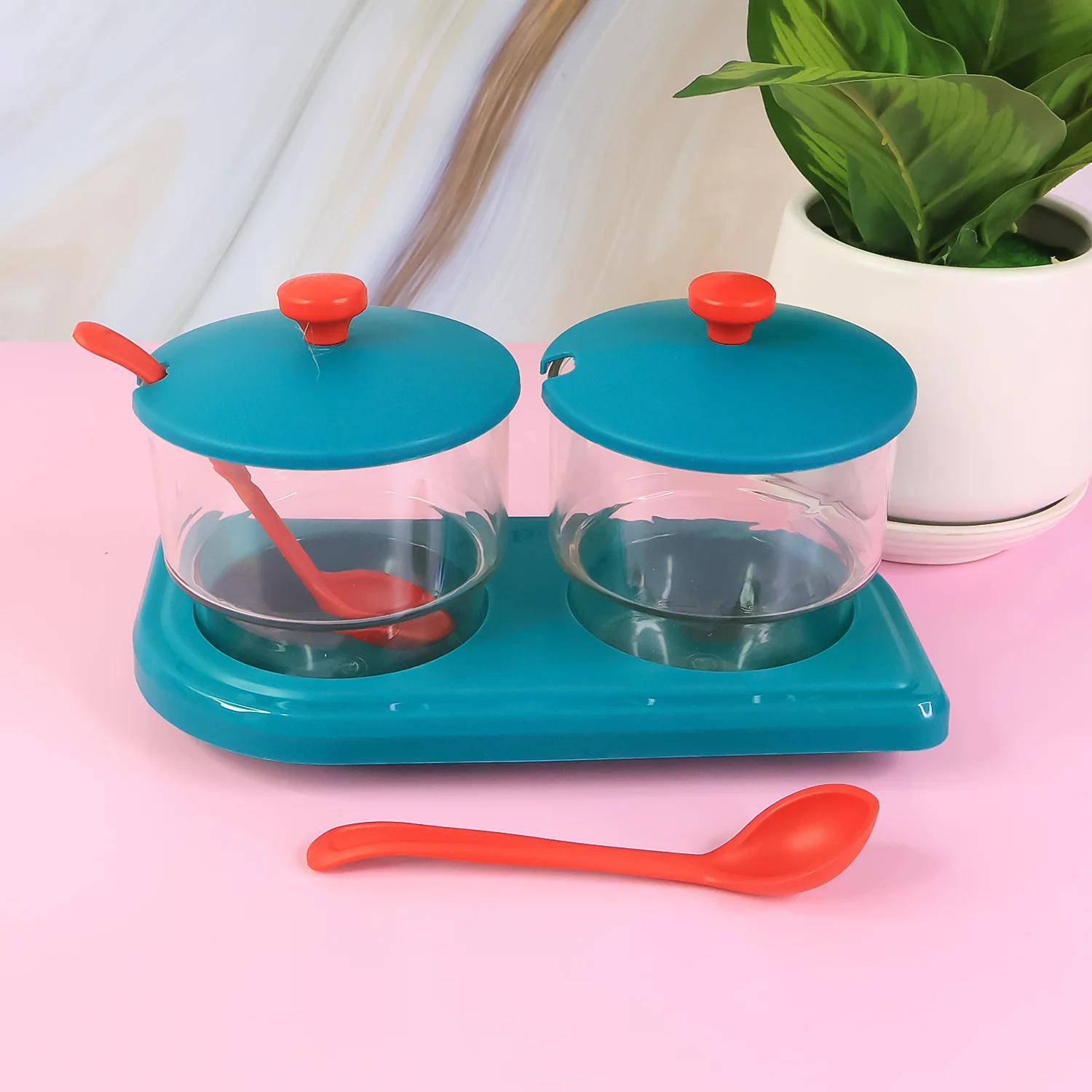 supermom Storewell Multipurpose Spice and Condiment Container Set (2 Pc) - Image 4