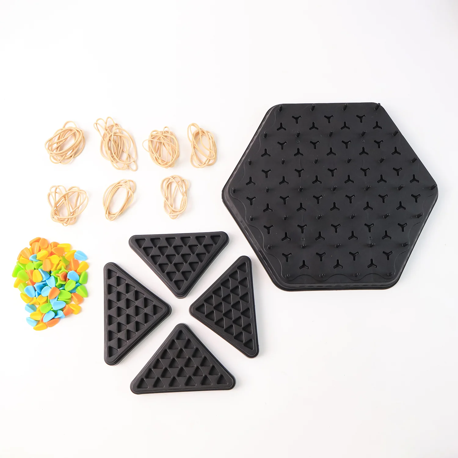 Strategic Triangle Color Matching Puzzle Board Game for Kids & Family - Image 5