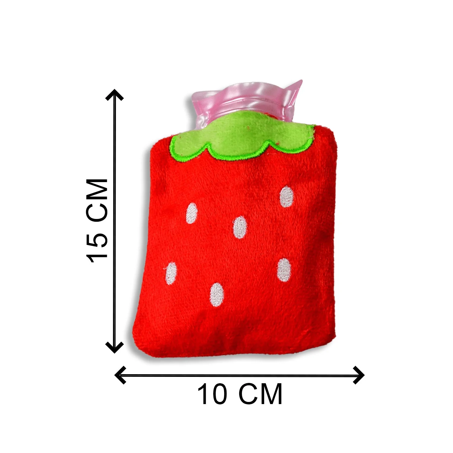 Strawberry design relief: mini hot water bag for neck & shoulders - Image 7