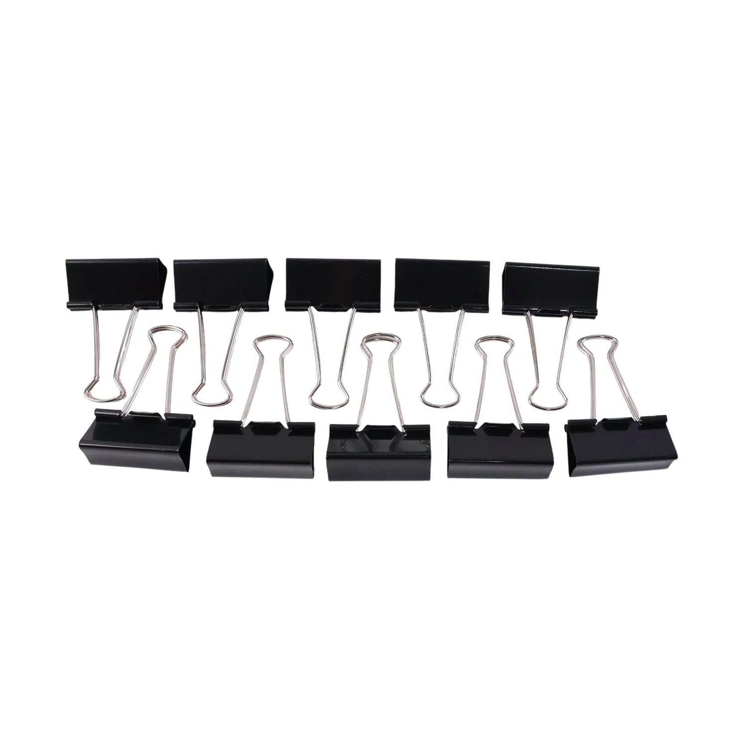 Strong Black Binder Clips (10 Pc ) - Image 4