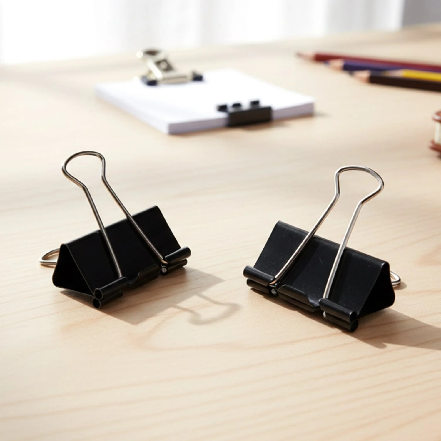 Strong Black Binder Clips (10 Pc ) - Image 6