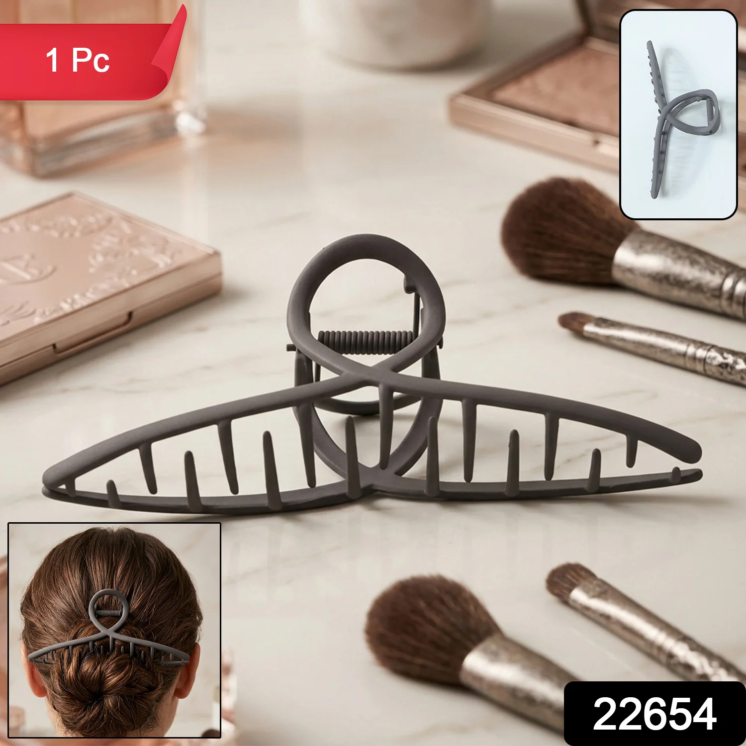 Strong Grip Large Hair Claw Clip (1 Pc) - Image 2
