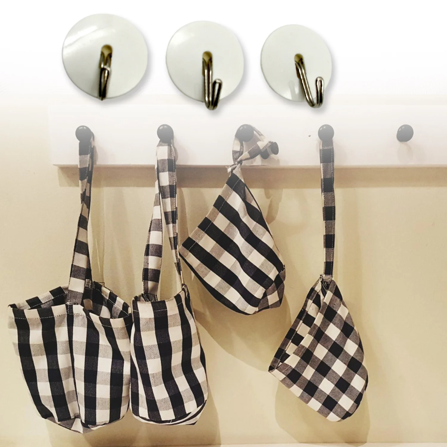 Strong Self-Adhesive Hooks (2 Pc): Heavy Duty, Waterproof, All-Purpose - Image 5