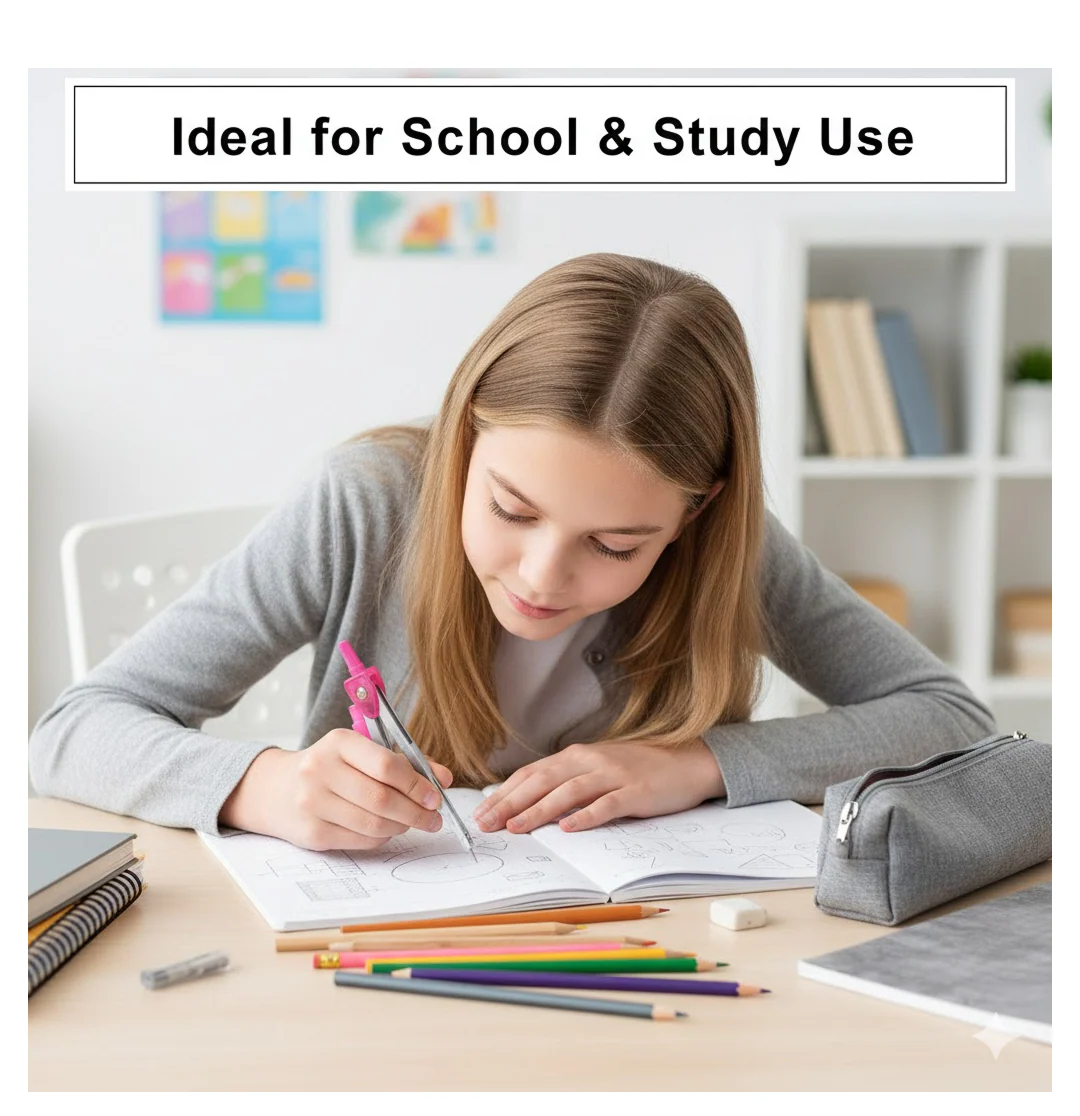 Student Geometry Compass Set (4 in 1) - Image 2