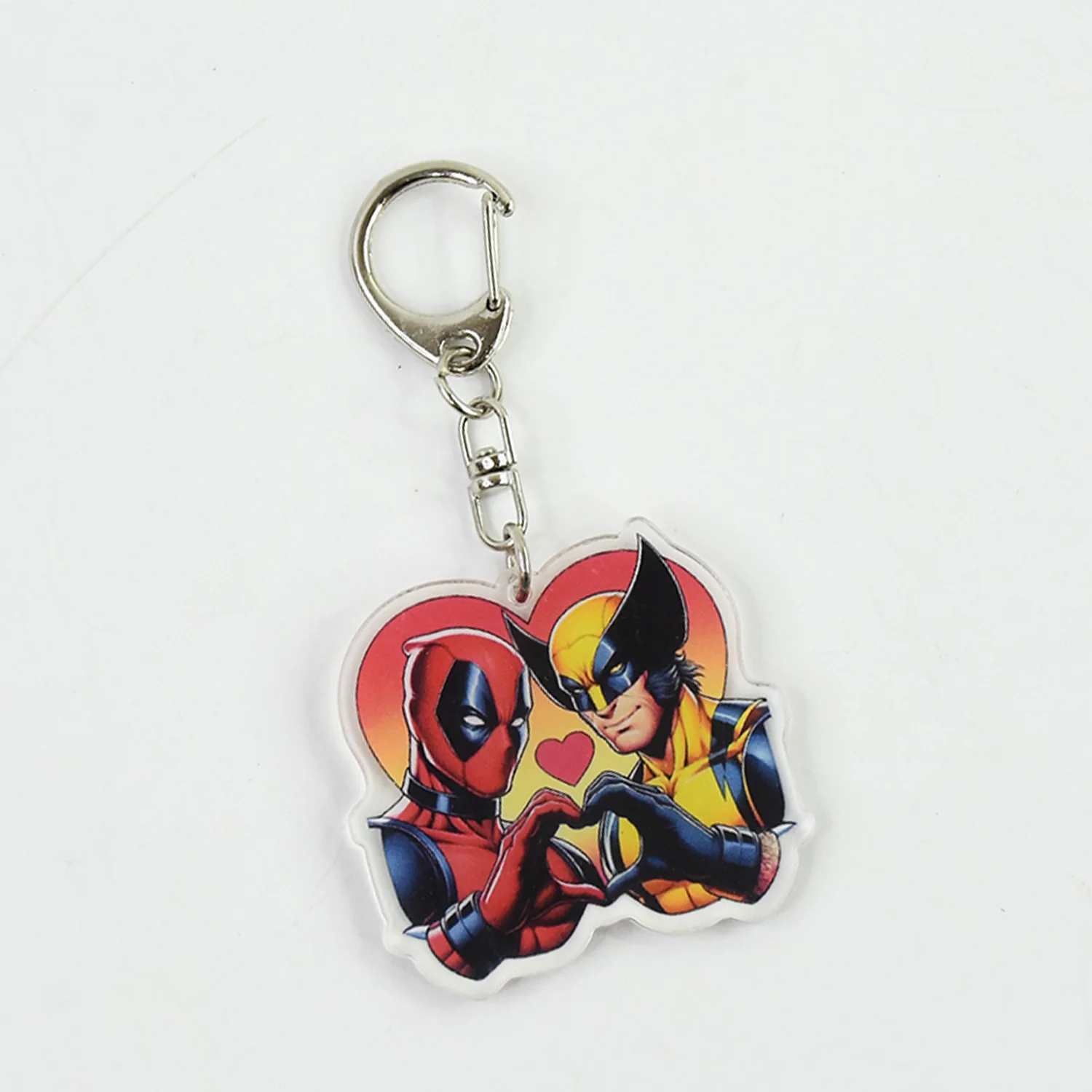 Stylish Acrylic Cartoon Character Keychain with Metal Clip (1 Pc) - Image 5