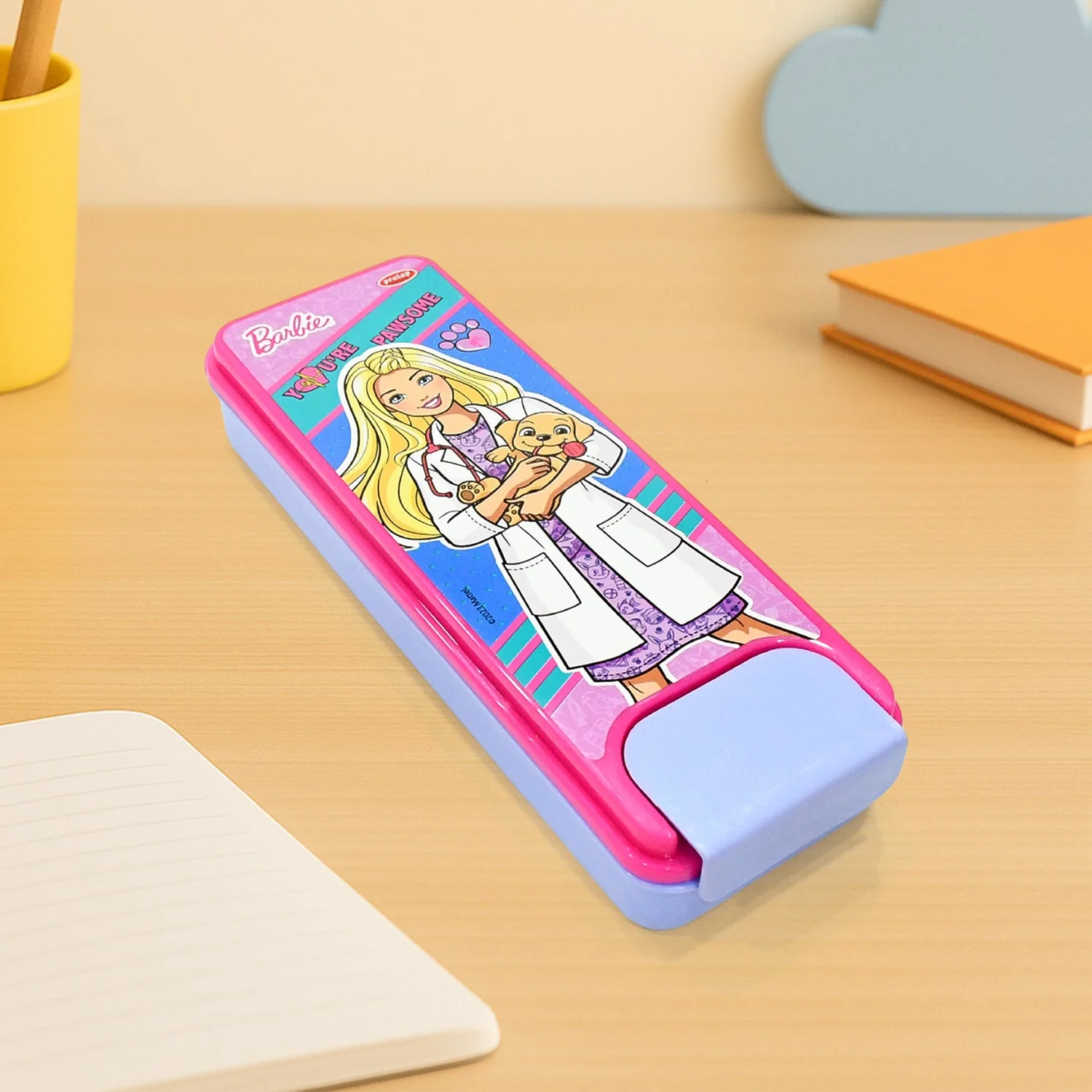 Stylish Cartoon Printed Hard Top Pencil Box for Kids (1 Pc / Mix Design) - Image 3