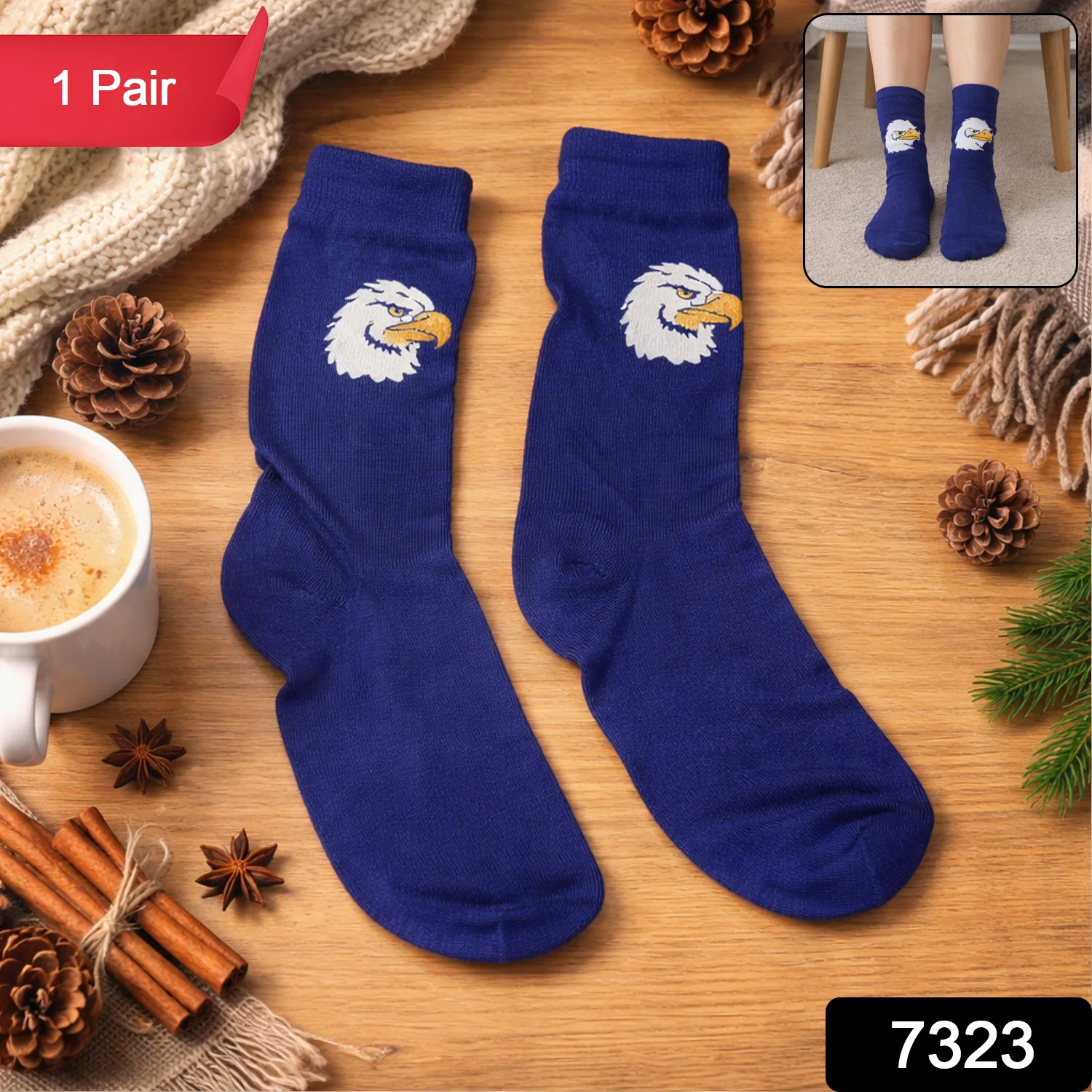 Stylish Cotton Socks for Men and Women (1 Set) - Image 2