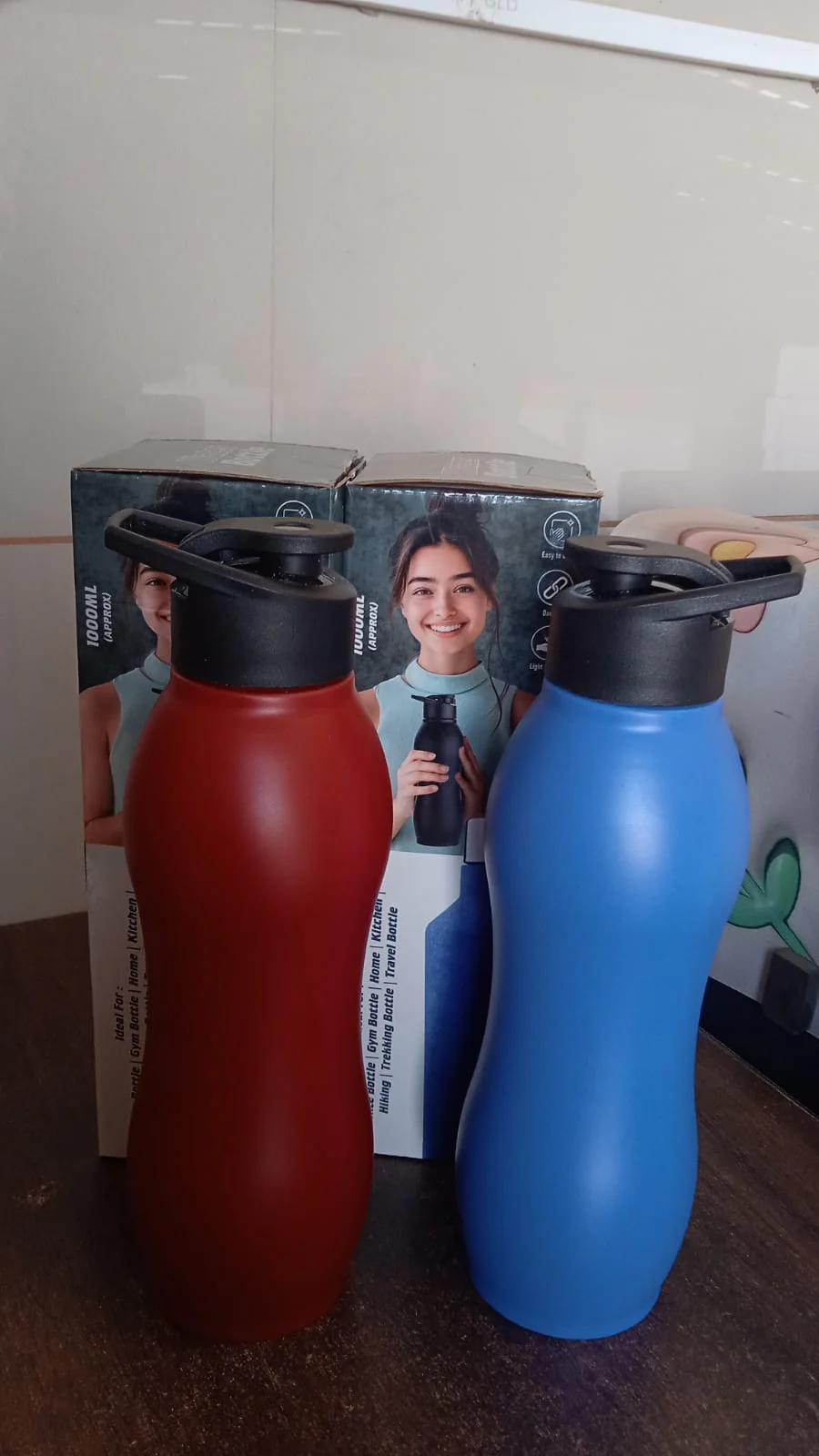 Customized / Personalized Stainless Steel Water (1000ML / Mix Colour / 1 Pc / Matte) - Image 7