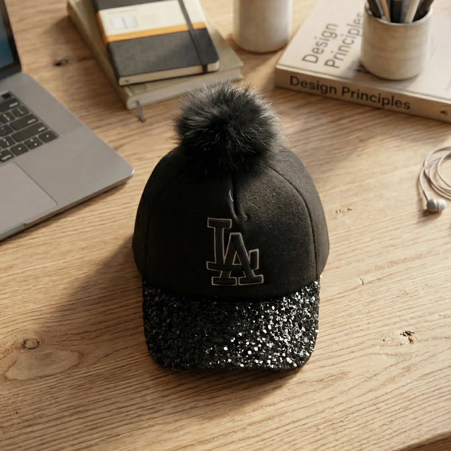 Stylish Embroidered Logo Design Baseball Cap (1 Pc) - Image 7