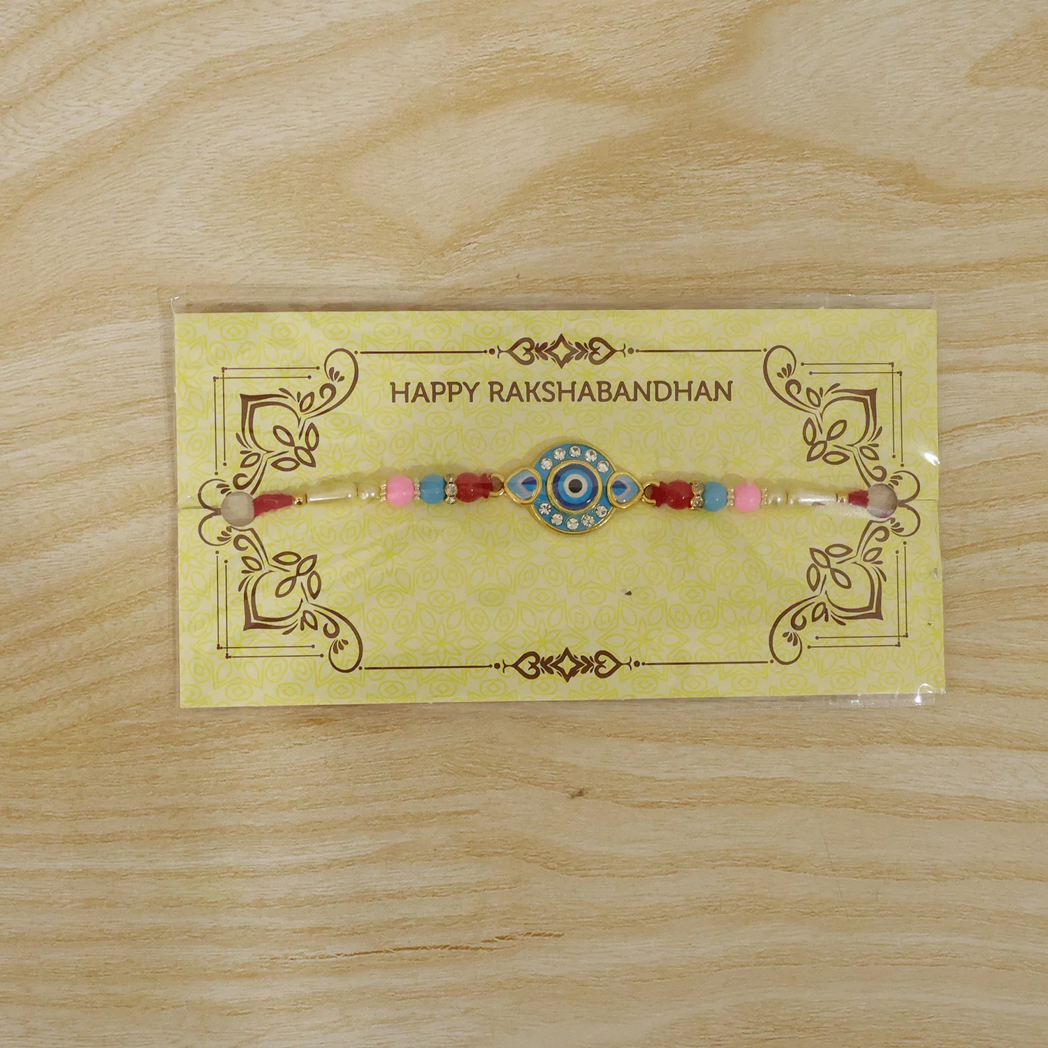 Stylish Evil Eye Designer Rakhi (1 Pc) - Image 8