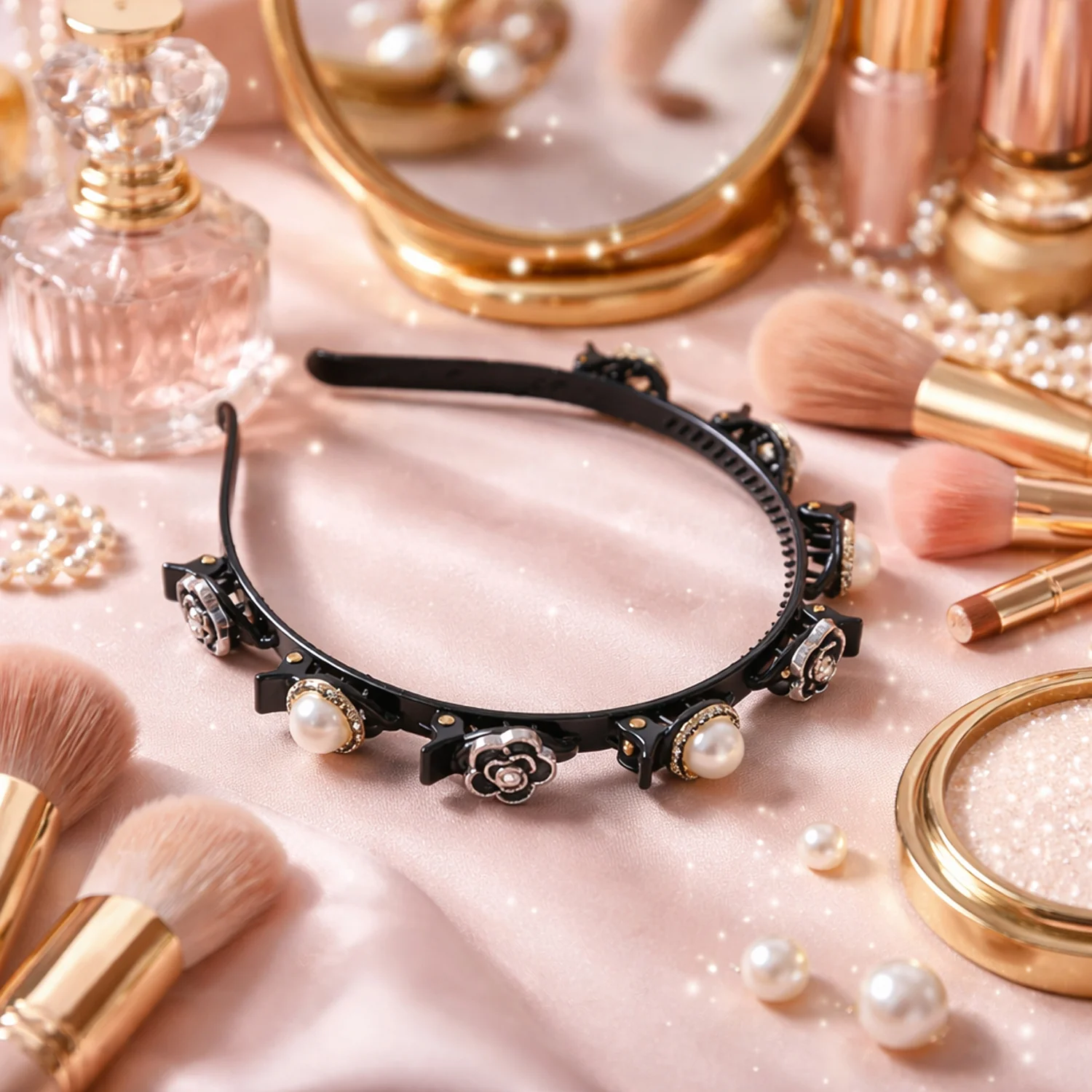 Stylish Fancy Pearl Design Hair Headband (1 Pc) - Image 3