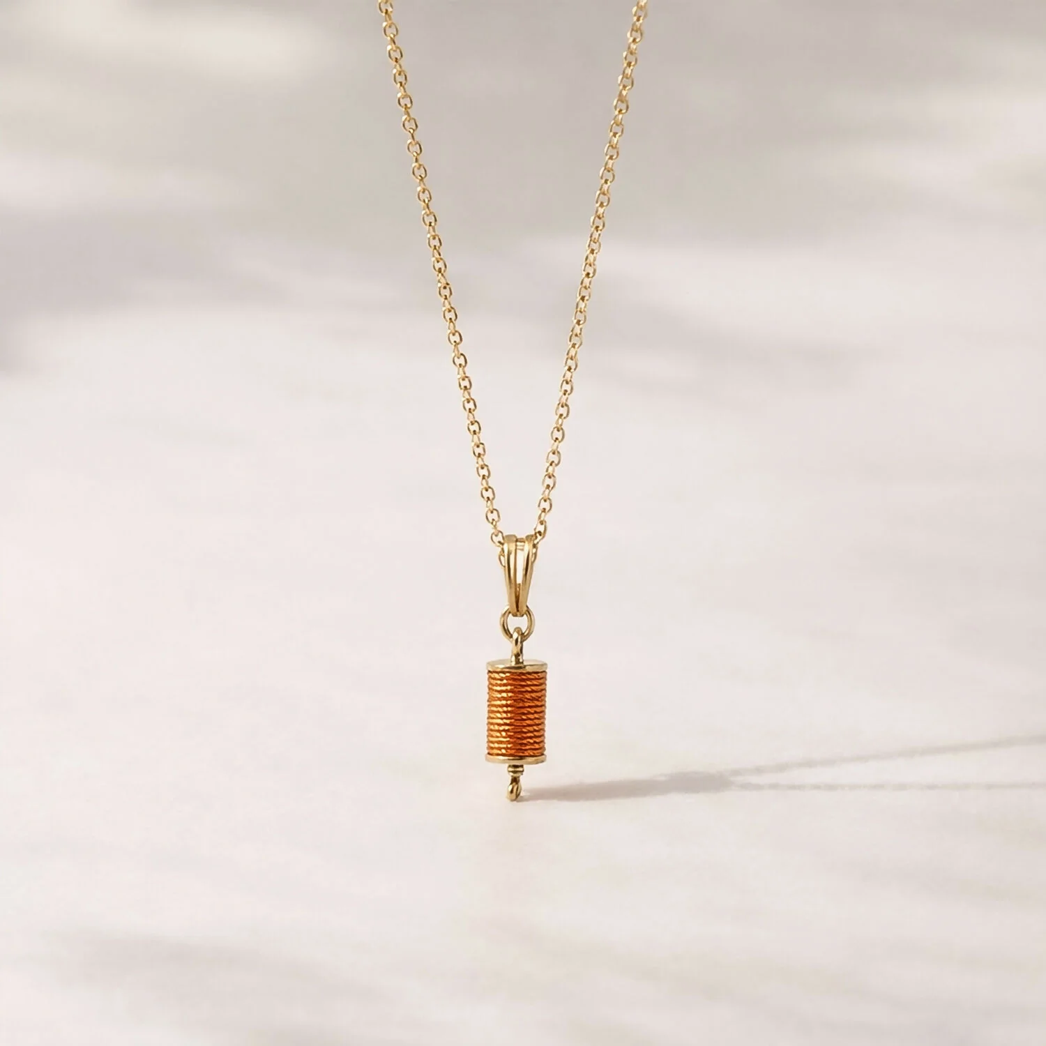 Stylish Firki Shape Pendant Necklace with Chain for Women - Image 4