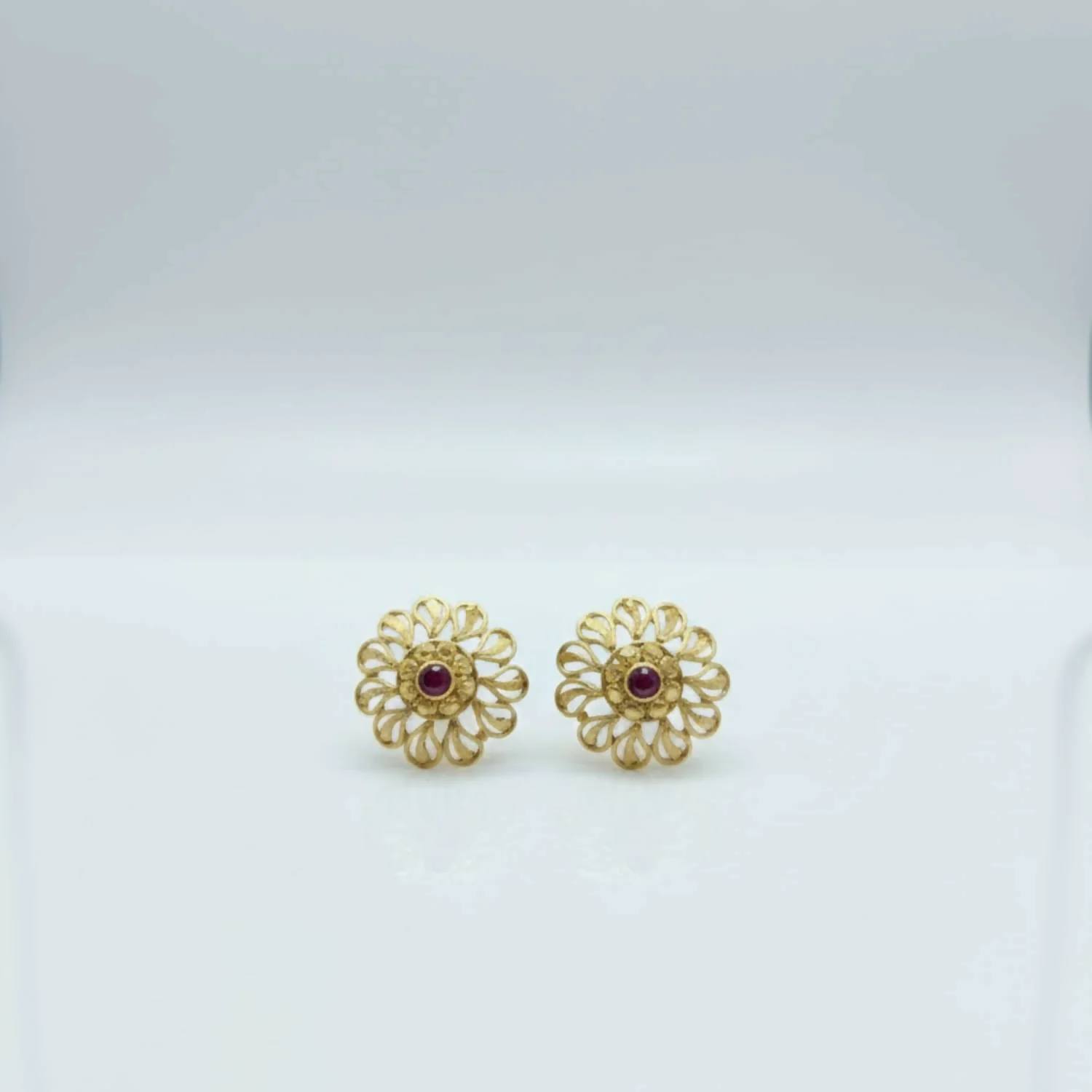 Stylish Gold Finish Traditional Jhumka | Festive Wear Earrings - Image 4