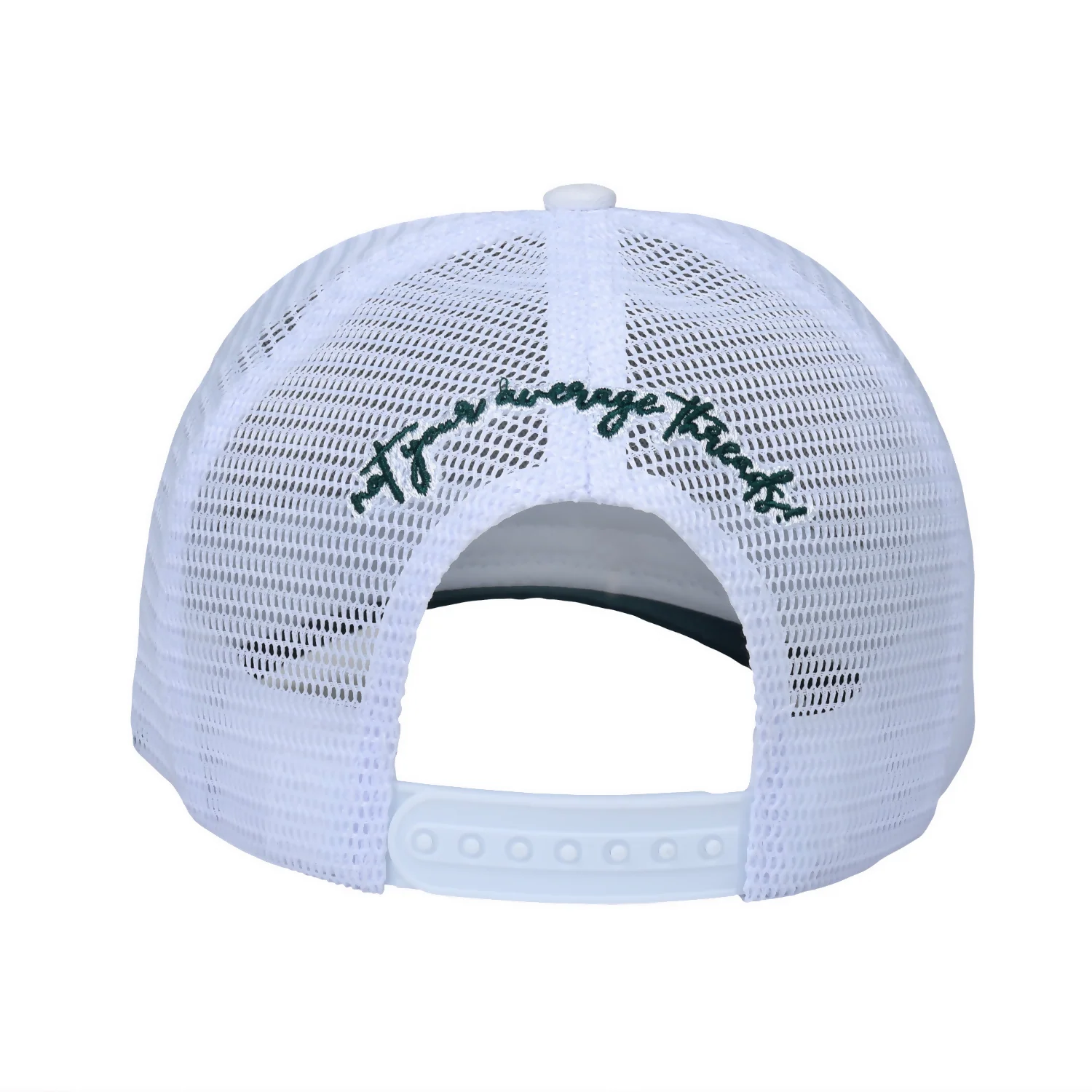 Stylish Green Mesh Back Adjustable Cap with Embroidered Frog Patch Breathable Fashion Cap for Men & Women - Image 6