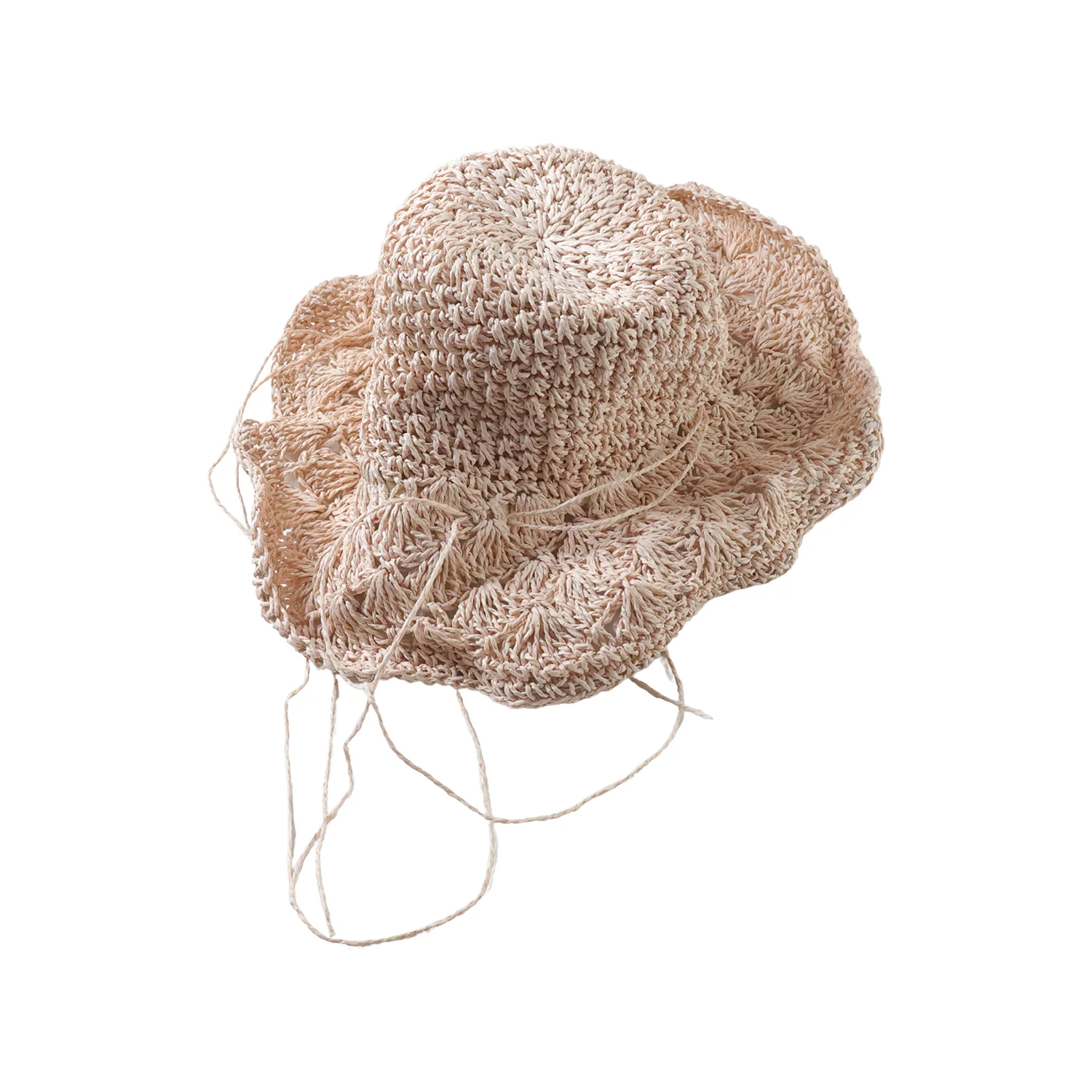 Stylish Handwoven Wide Brim Summer Sun Hat Cap (1 Pc) - Image 4