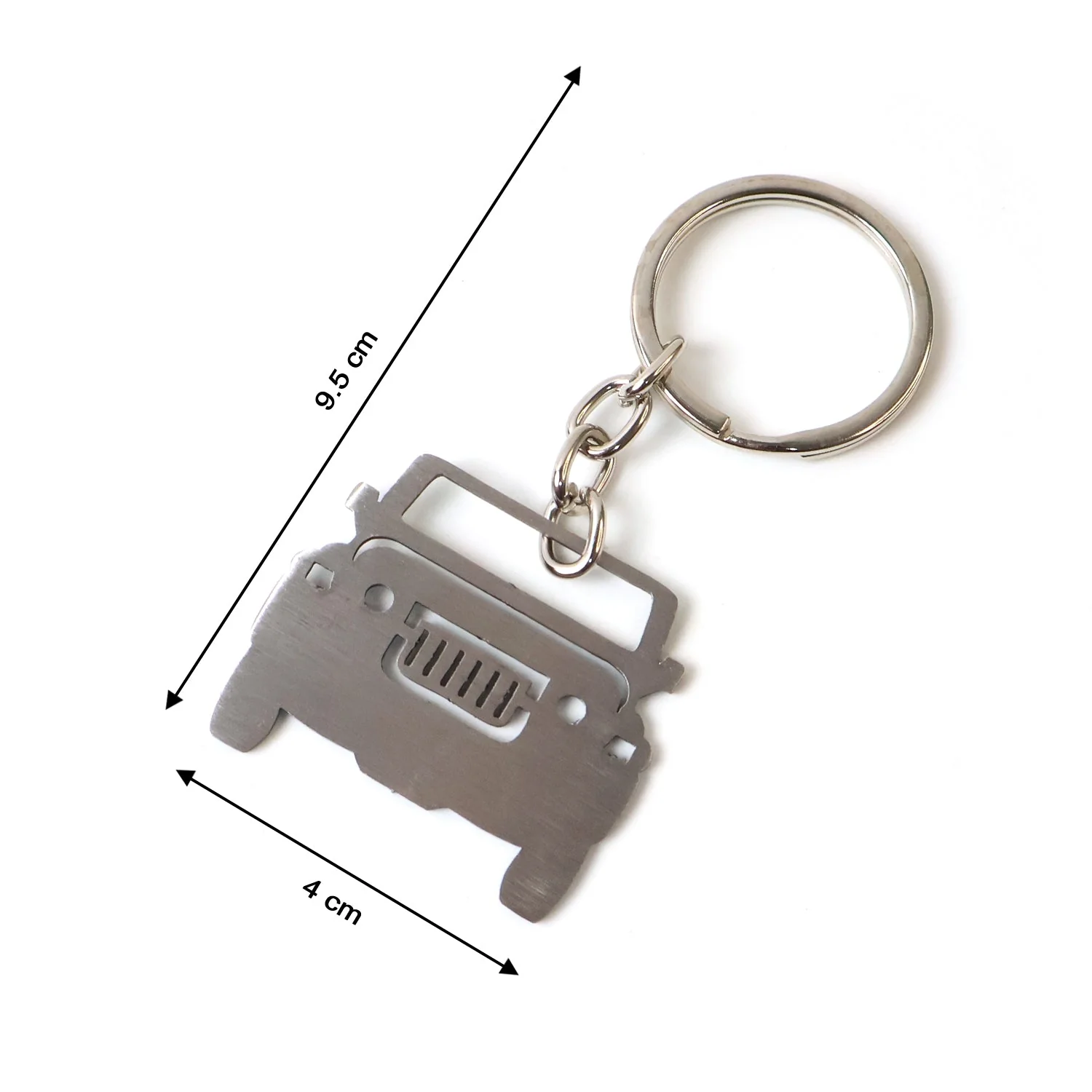 Stylish Metal Jeep Shape Keychain (1 Pc) - Image 7