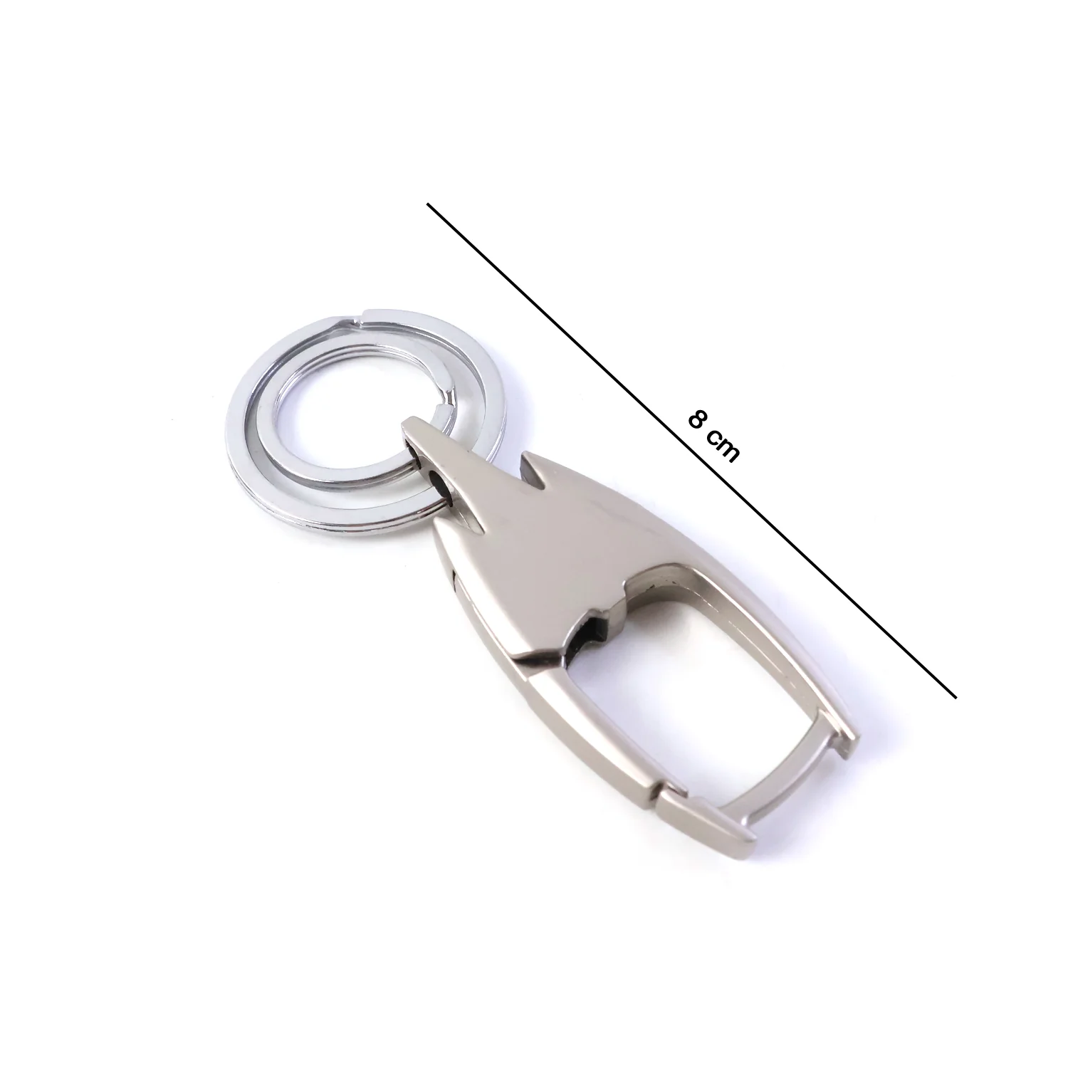 Stylish Metal Key Holder with Dual Ring Design Durable Keychain (1 Pc) - Image 6