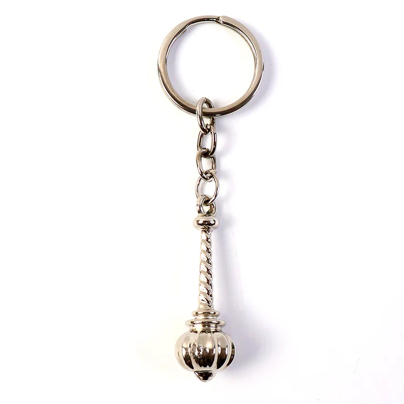 Stylish Metallic Gada Shape Keychain – Unique Design for Men & Women - Image 4