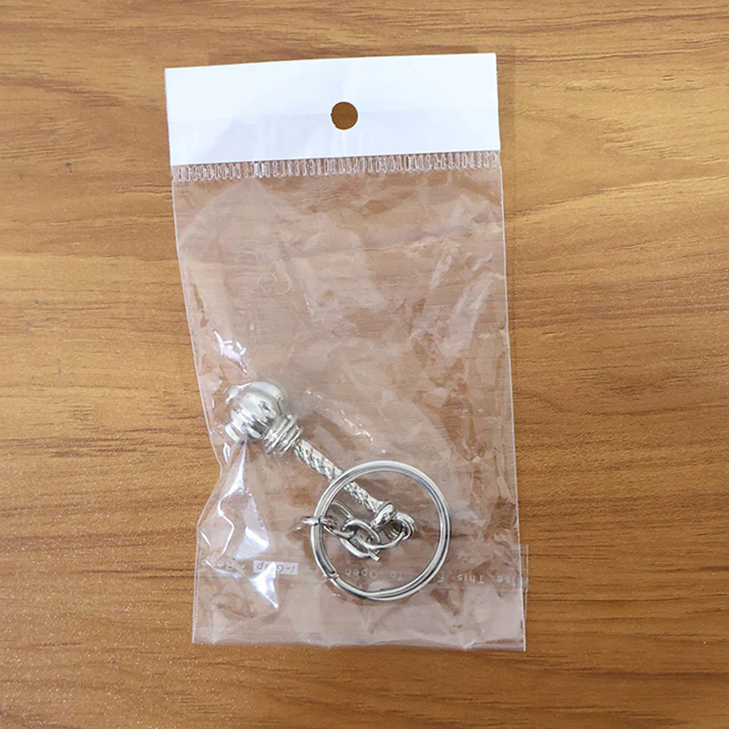 Stylish Metallic Gada Shape Keychain – Unique Design for Men & Women - Image 6