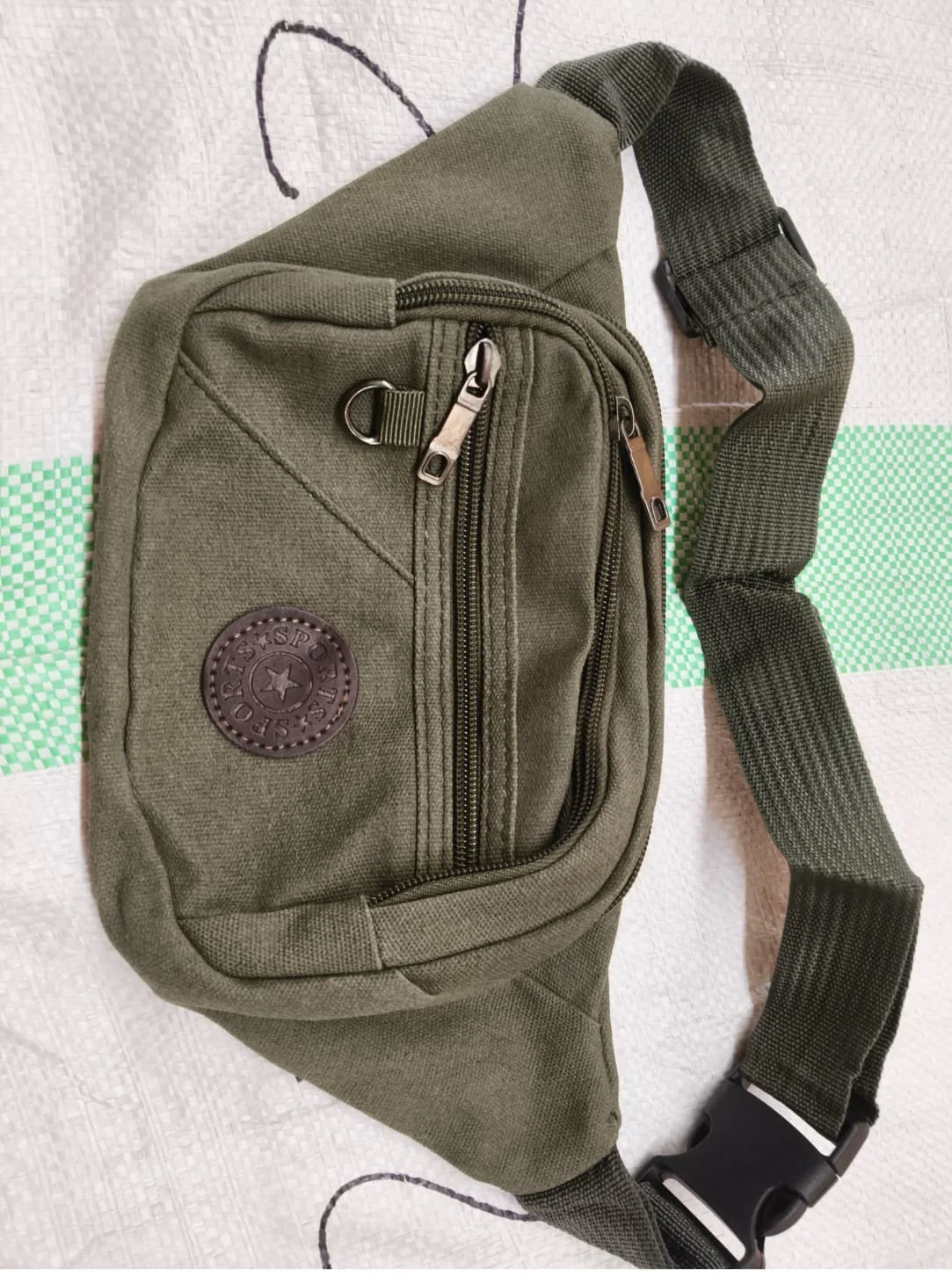 Stylish Multi-Pocket Black Waist Bag / Fanny Pack (1 Pc / Mix Design) - Image 10