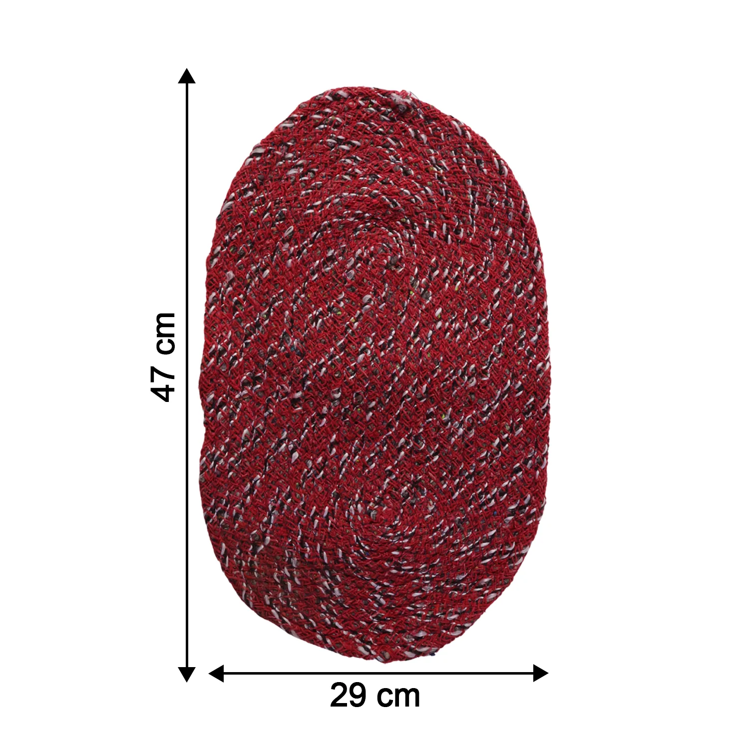 Stylish Oval Floor Mat – (1 Pc, 50x30 Cm) - Image 6