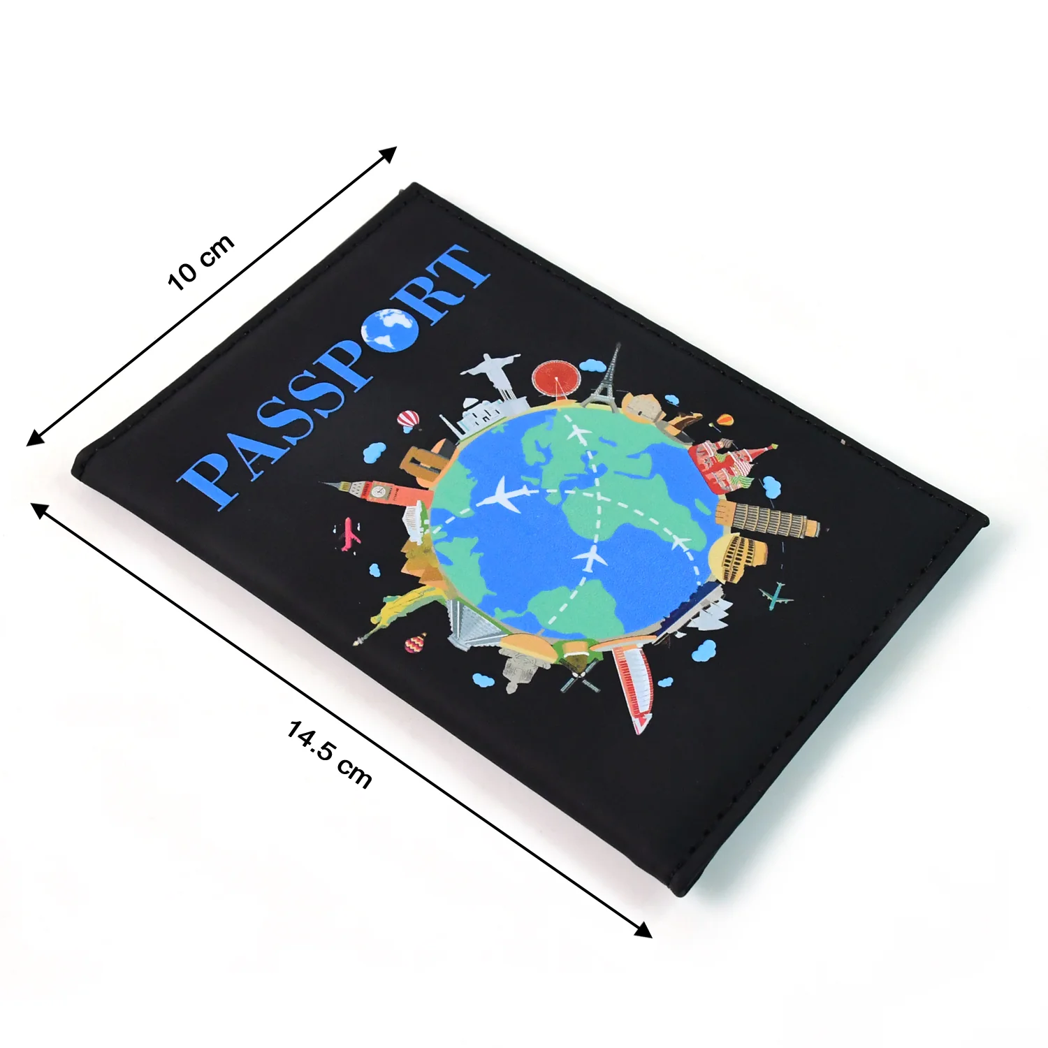 Stylish Printed Passport Holder Cover (1 Pc) - Image 7