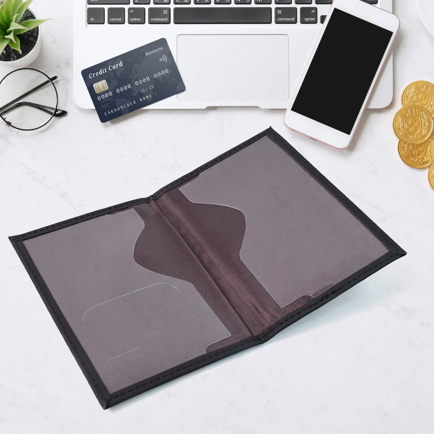 Stylish Printed Passport Holder Cover (1 Pc) - Image 8