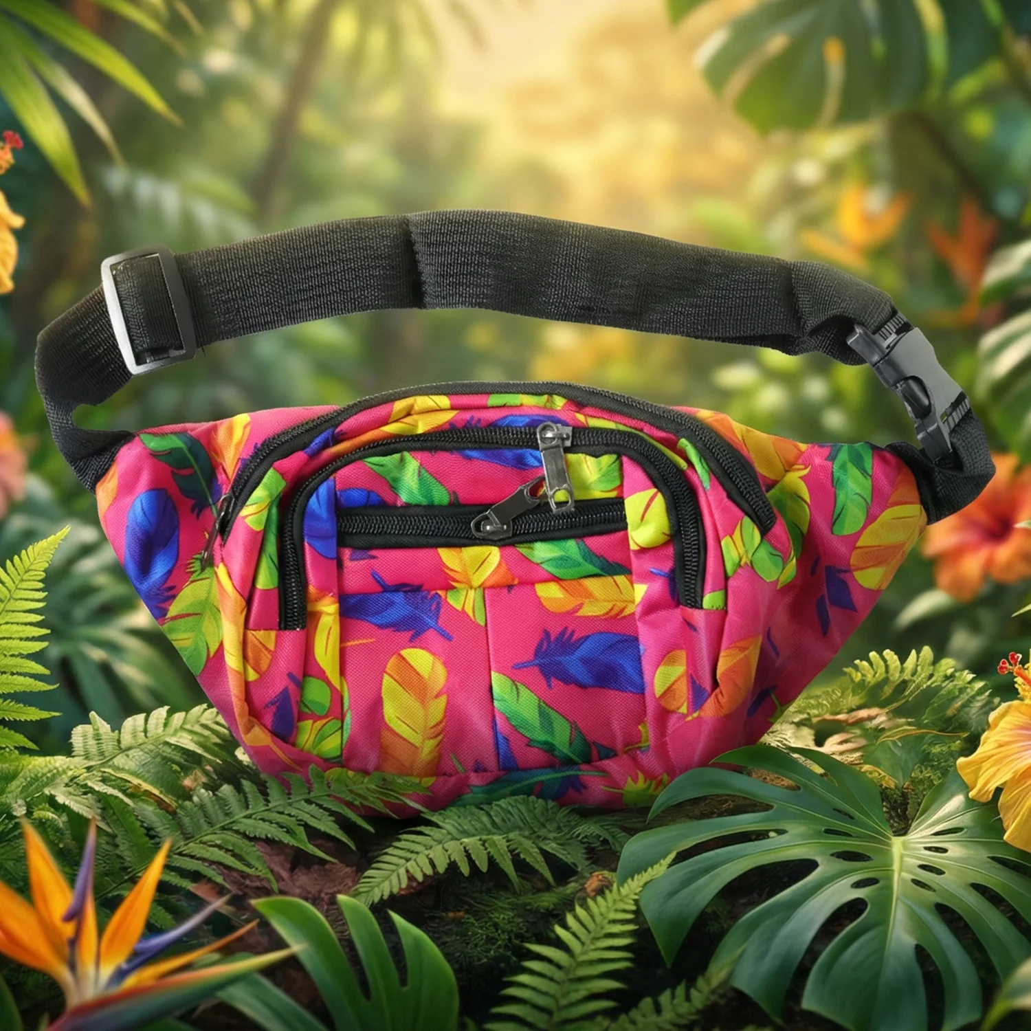Stylish Printed Waist Bag (1 Pc) - Image 6