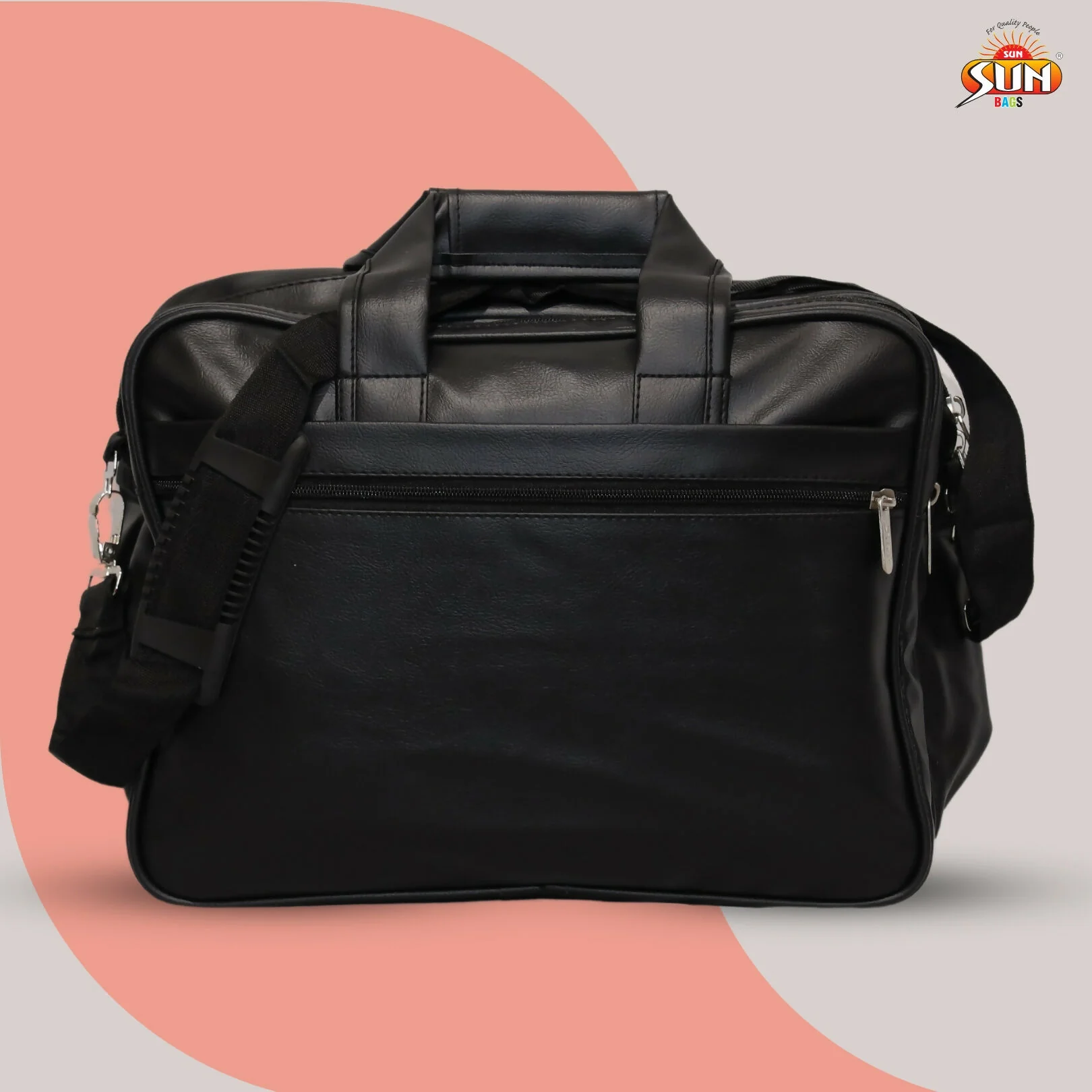 Stylish Quilted Hand & Shoulder Travel Bag with Multiple Compartments - Image 6